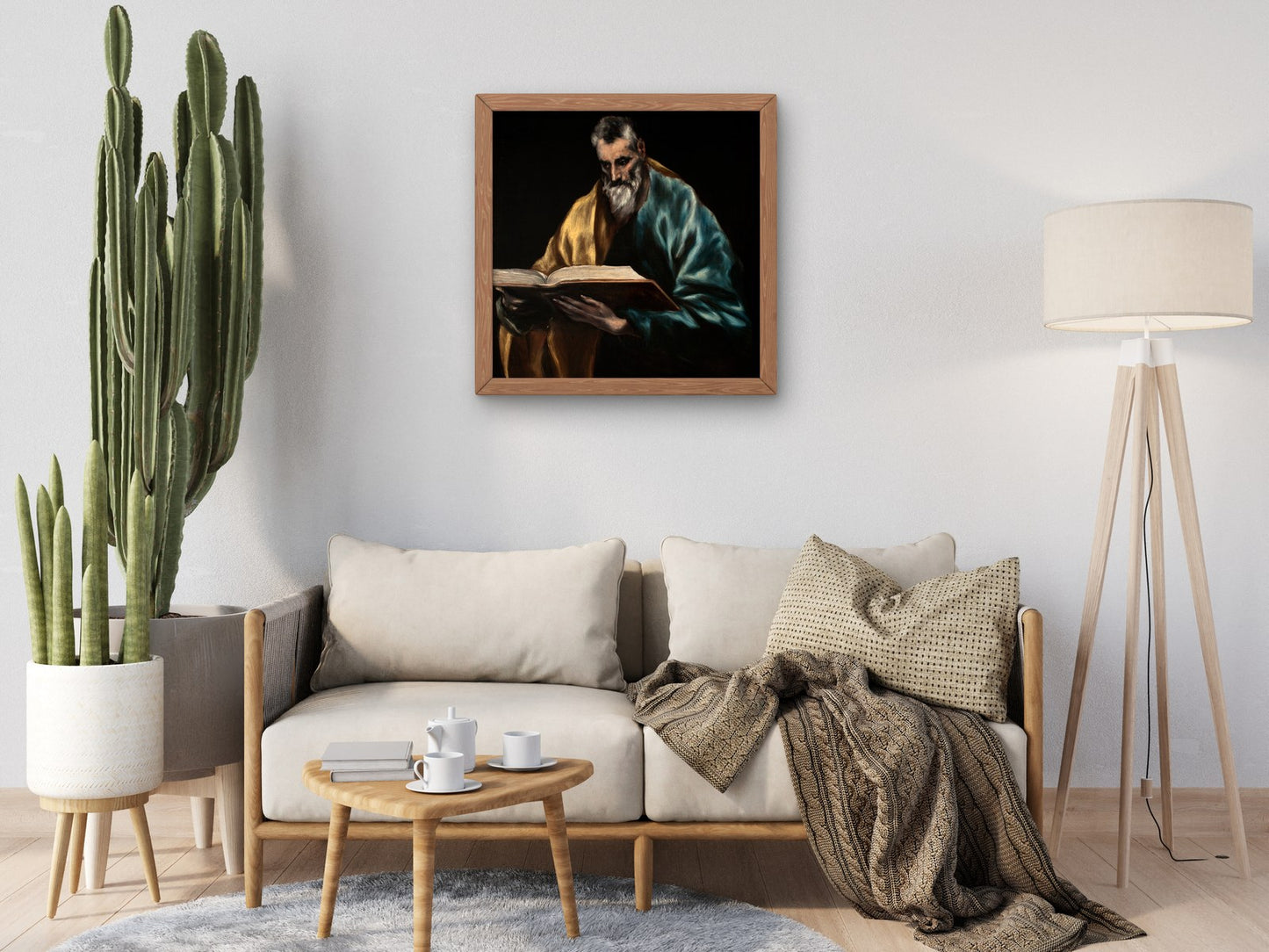 Saint Simon by El Greco 1610, Wall Art Print, Fine Art Reproduction, Museum Quality Decor, Poster