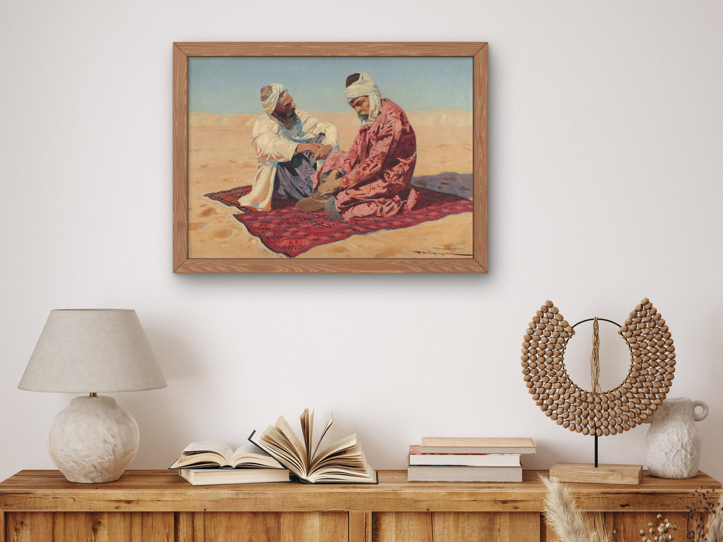 Meditation after Prayer by Feliks Michał Wygrzywalski, Wall Art Print, Fine Art Reproduction, Museum Quality Decor, Poster