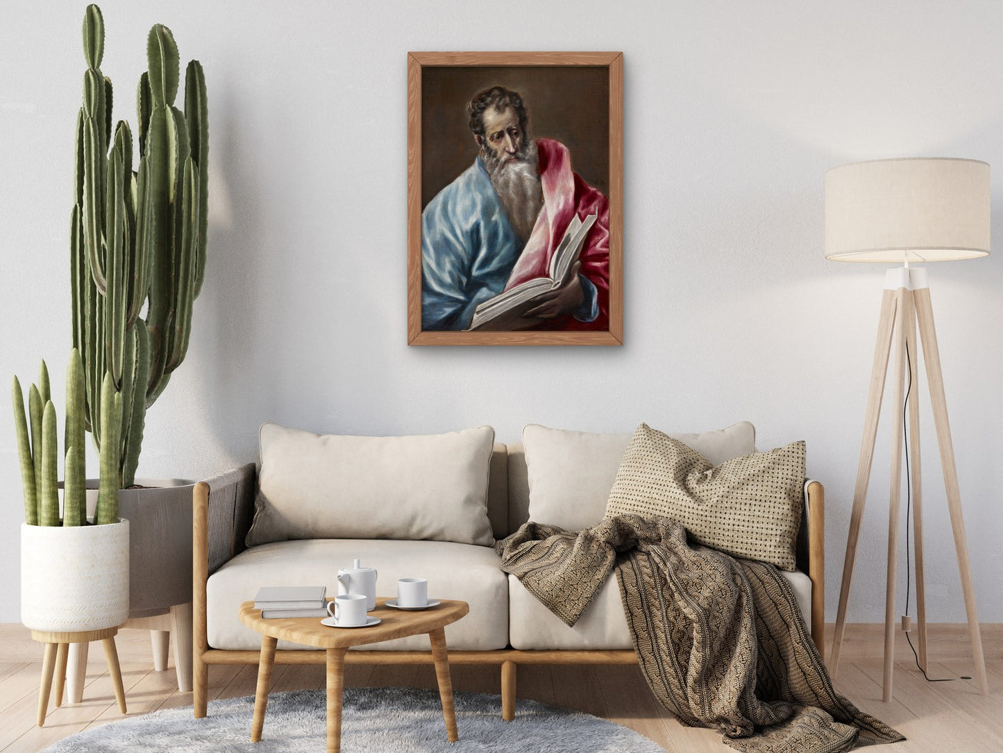 Saint Matthew by El Greco 1610, Wall Art Print, Fine Art Reproduction, Museum Quality Decor, Poster