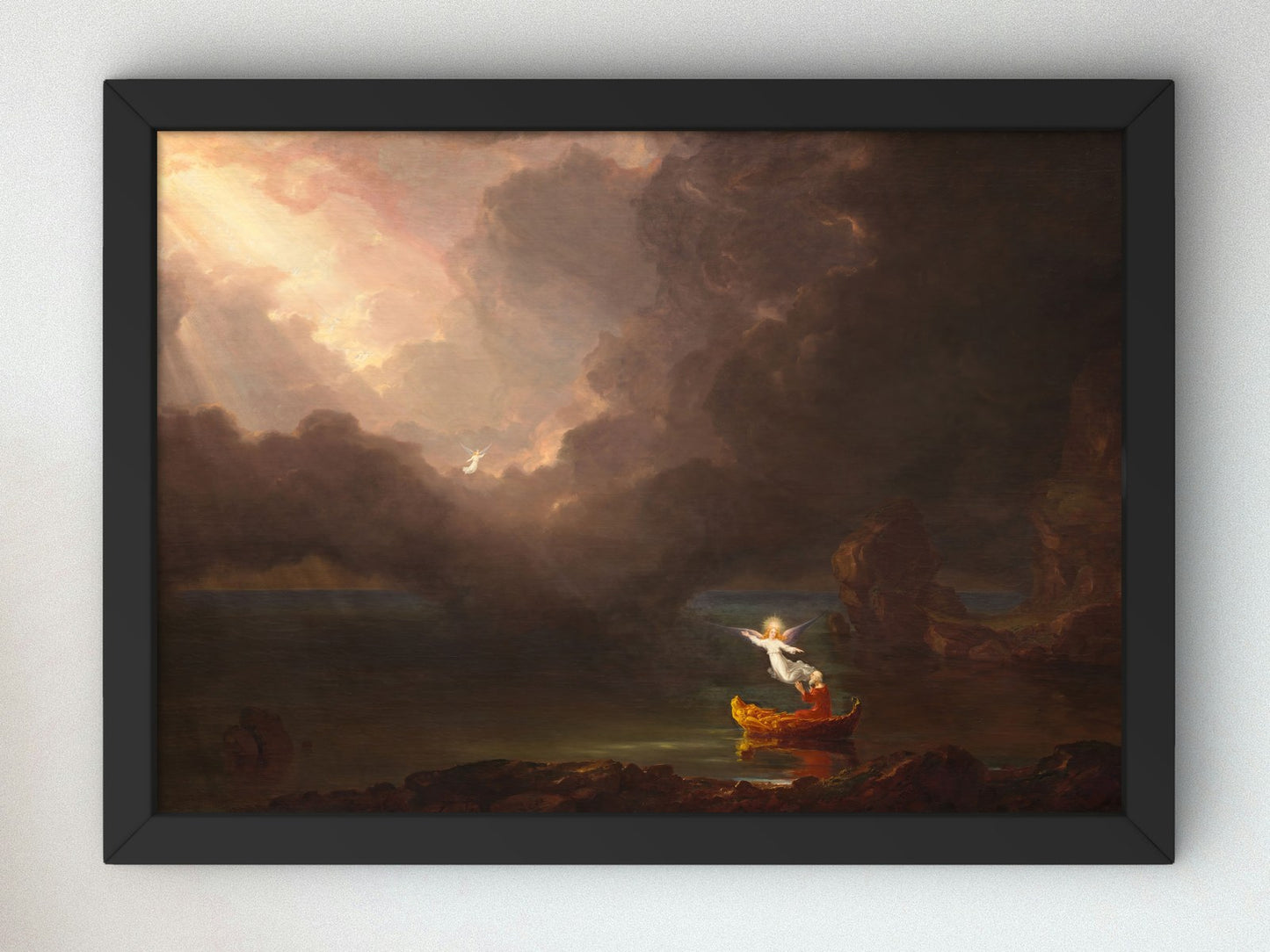 The Voyage of Life Old Age by Thomas Cole 1842, Wall Art Print, Fine Art Reproduction, Museum Quality Decor, Poster