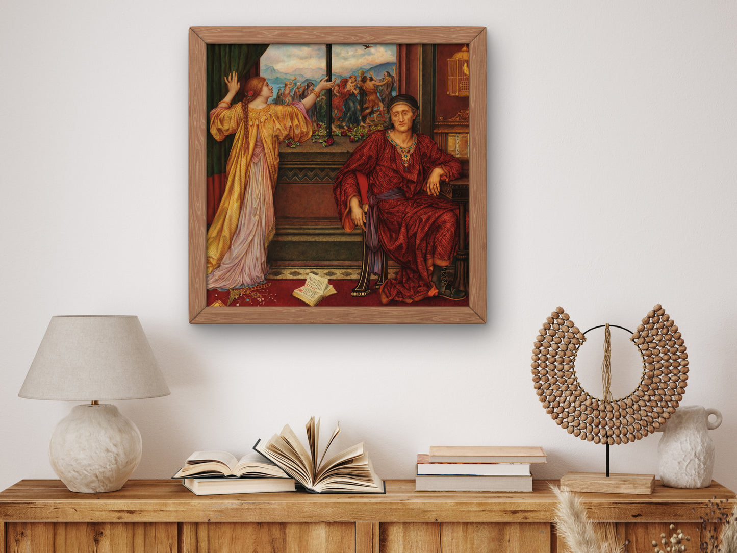 The Gilded Cage by Evelyn De Morgan 1901, Wall Art Print, Fine Art Reproduction, Museum Quality Decor, Poster