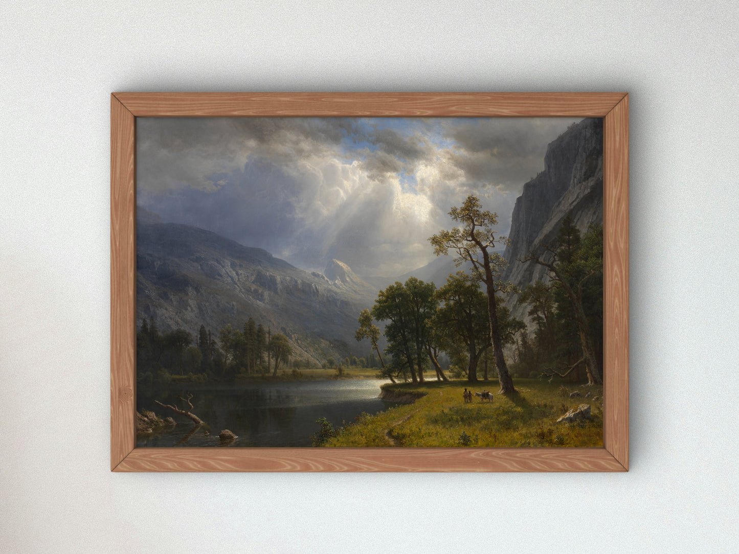 Mount Starr King, Yosemite by Albert Bierstadt 1866, Wall Art Print, Fine Art Reproduction, Museum Quality Decor, Poster