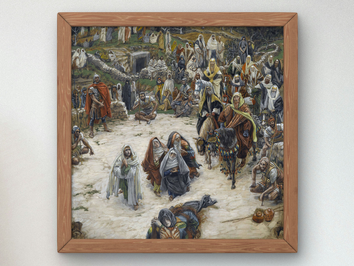 What Our Lord Saw from the Cross by James Tissot 1886, Wall Art Print, Fine Art Reproduction, Museum Quality Decor, Poster