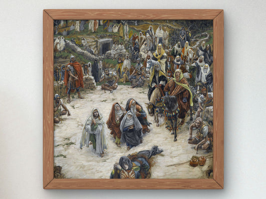 What Our Lord Saw from the Cross by James Tissot 1886, Wall Art Print, Fine Art Reproduction, Museum Quality Decor, Poster