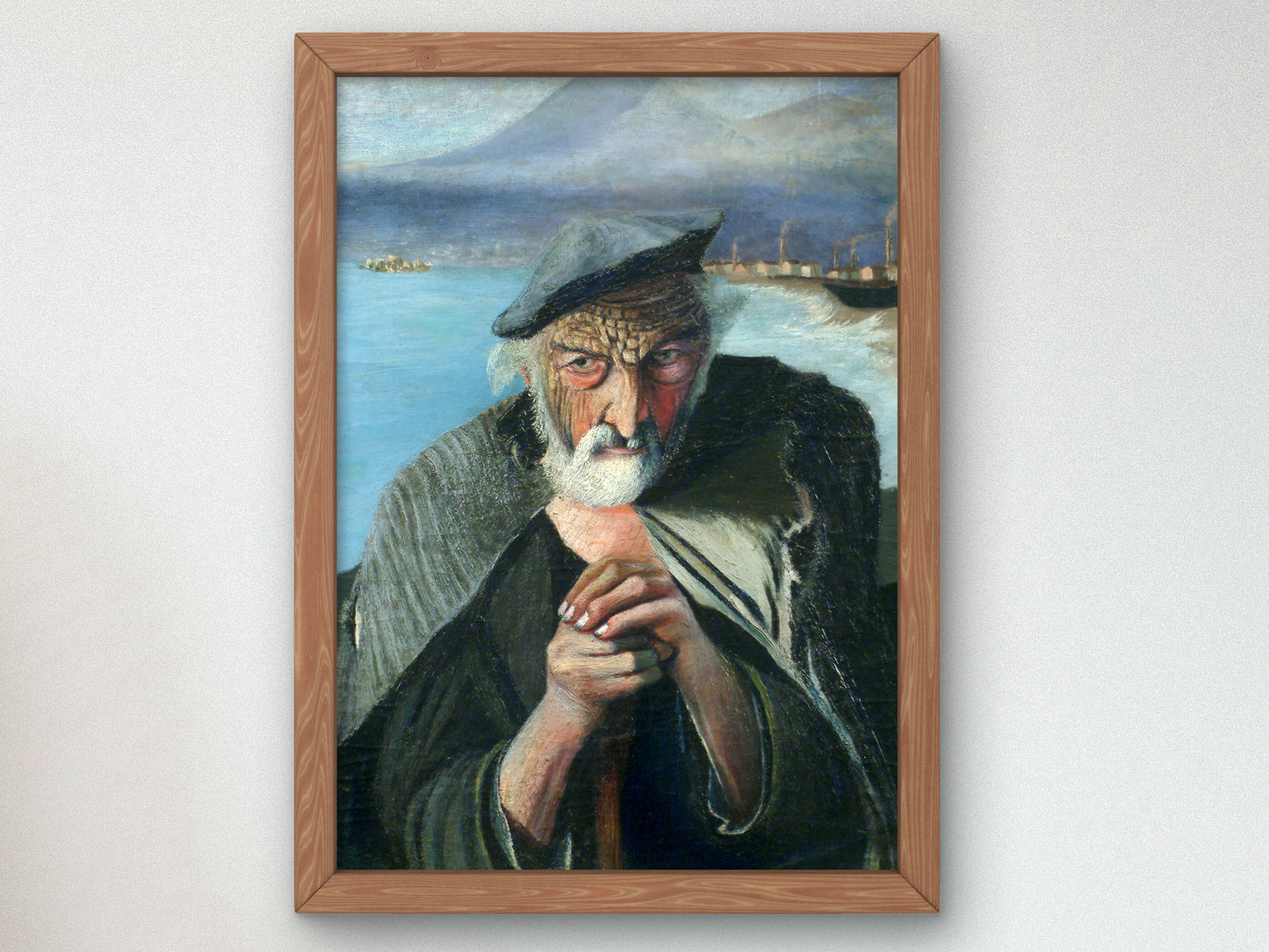 Old Fisherman by Tivadar Csontváry Kosztka 1902, Wall Art Print, Fine Art Reproduction, Museum Quality Decor, Poster