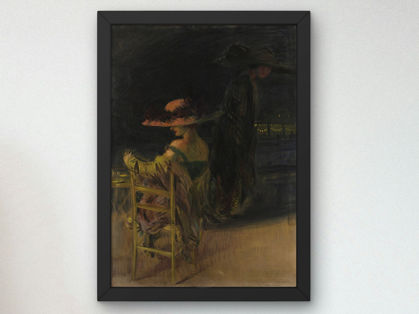 Montmartre by Camillo Innocenti 1900, Wall Art Print, Fine Art Reproduction, Museum Quality Decor, Poster