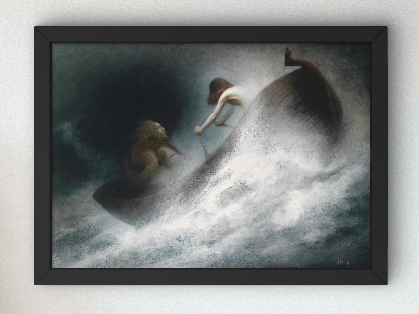 Towards Salvation by Karl Wilhelm Diefenbach, Wall Art Print, Fine Art Reproduction, Museum Quality Decor, Poster