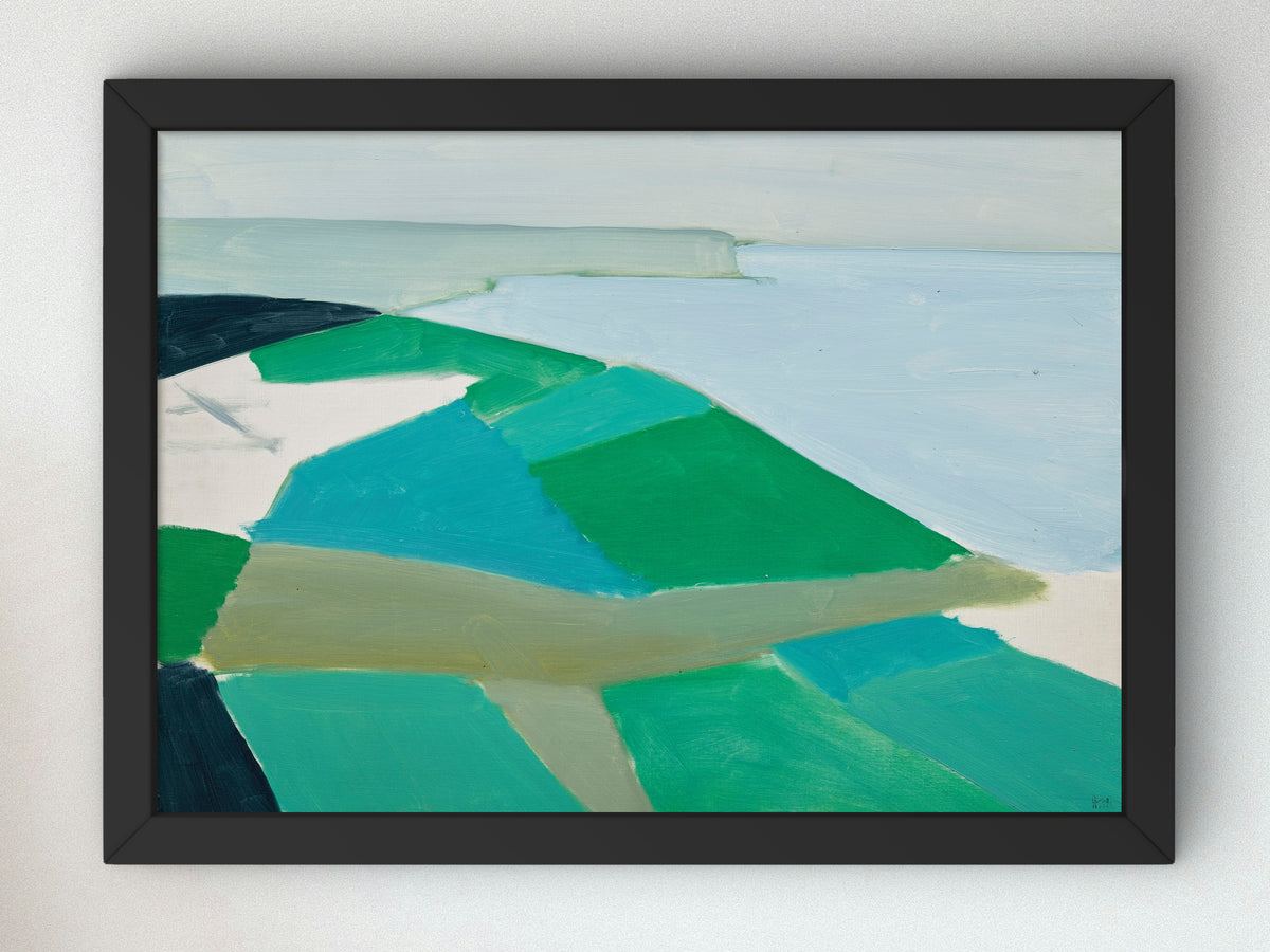 Cap Blanc Nez by Nicolas de Staël 1954, Wall Art Print, Fine Art Reproduction, Museum Quality Decor, Poster