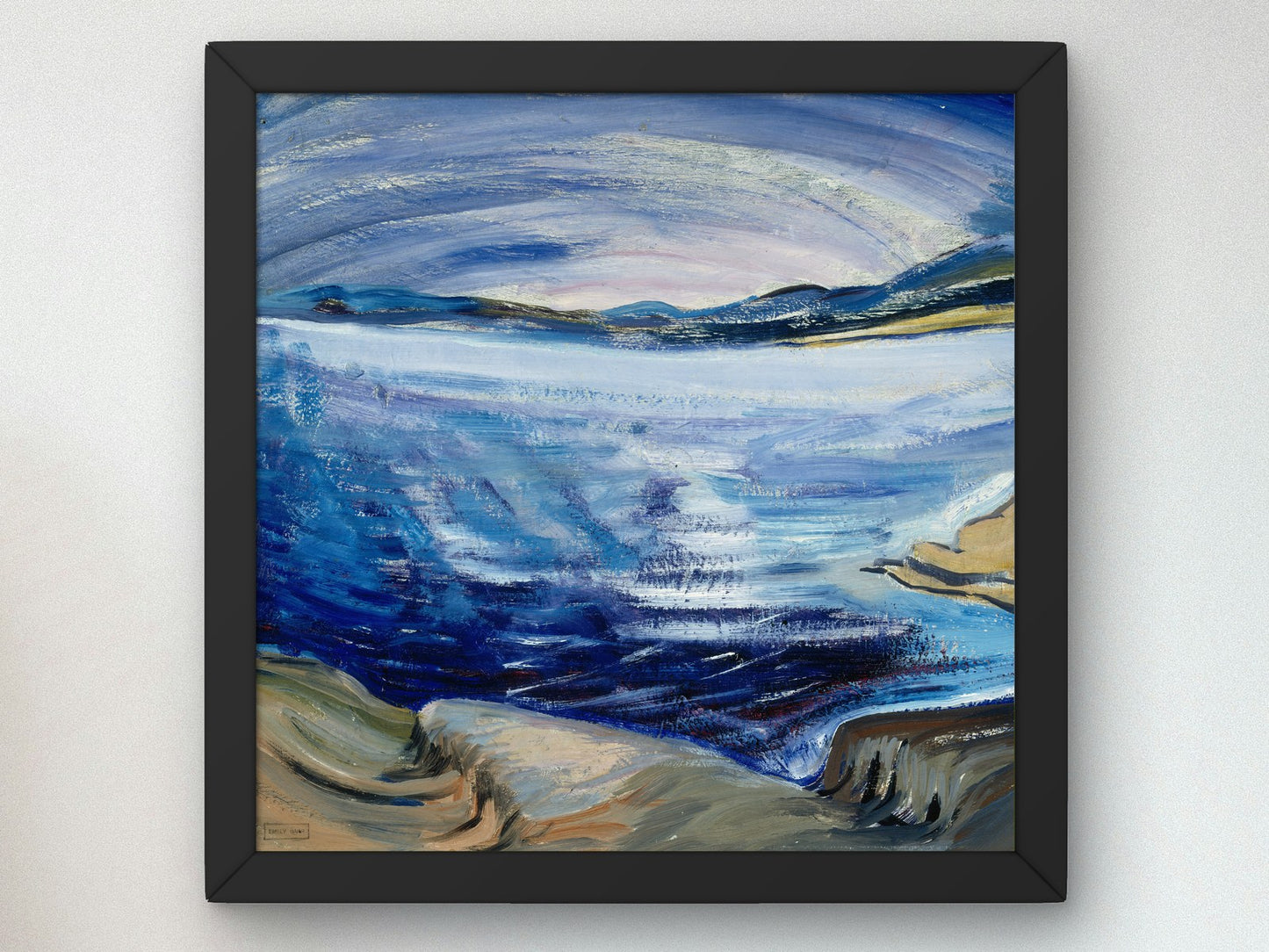 Seascape by Emily Carr 1933, Wall Art Print, Fine Art Reproduction, Museum Quality Decor, Poster