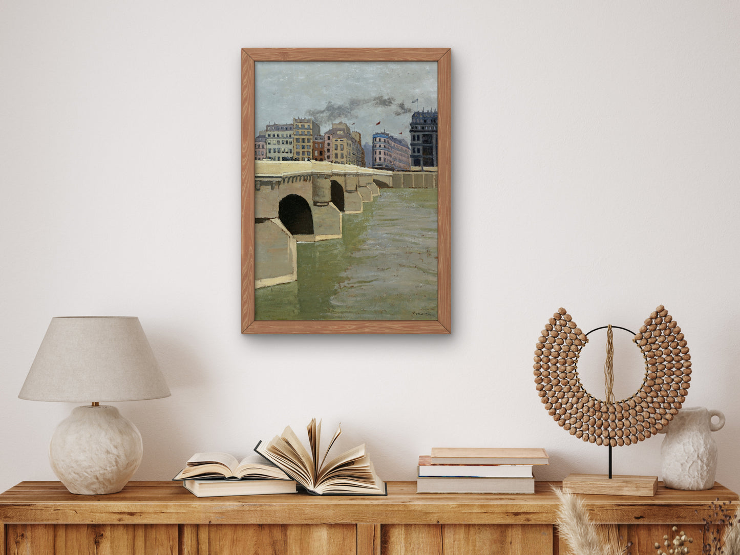The Pont Neuf Bridge by Félix Vallotton 1902, Wall Art Print, Fine Art Reproduction, Museum Quality Decor, Poster