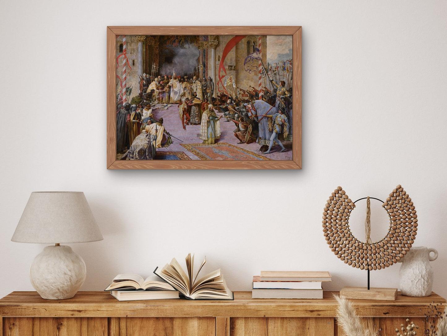 The Proclamation of Dusans Code by Paja Jovanovic 1930, Wall Art Print, Fine Art Reproduction, Museum Quality Decor, Poster