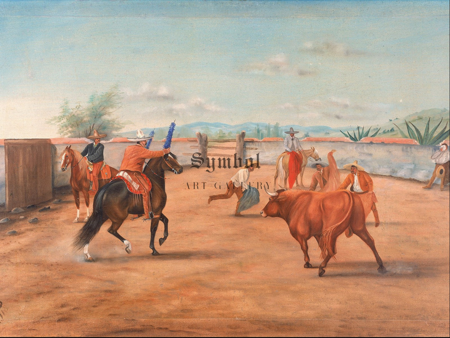 Banderillas o garapullos by Ernesto Icaza 1918, Wall Art Print, Fine Art Reproduction, Museum Quality Decor, Poster