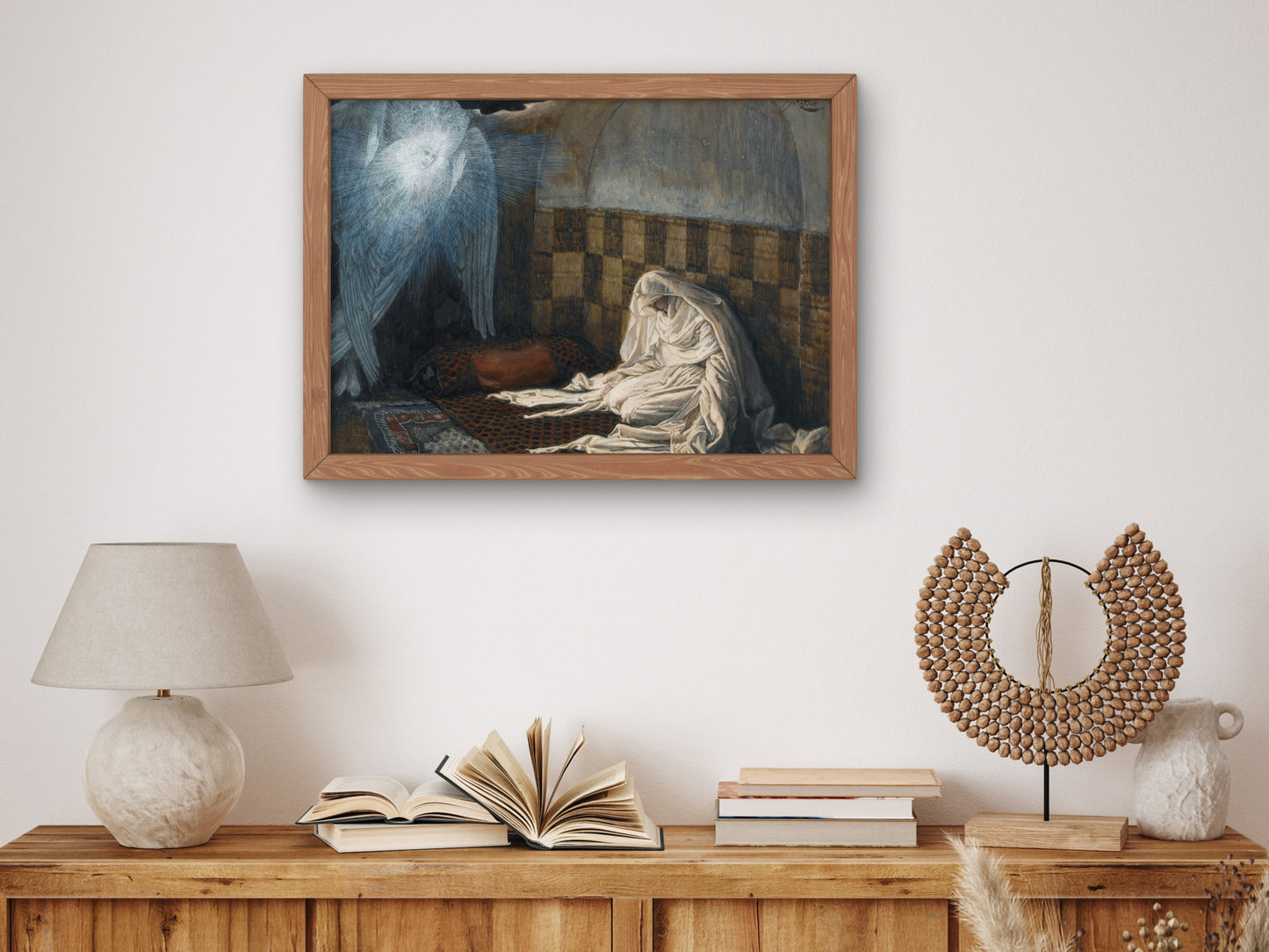The Annunciation by James Tissot 1886, Wall Art Print, Fine Art Reproduction, Museum Quality Decor, Poster