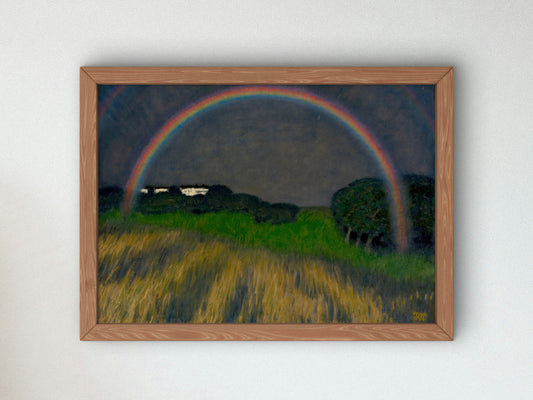 Rainbow Landscape by Franz von Stuck 1927, Wall Art Print, Fine Art Reproduction, Museum Quality Decor, Poster