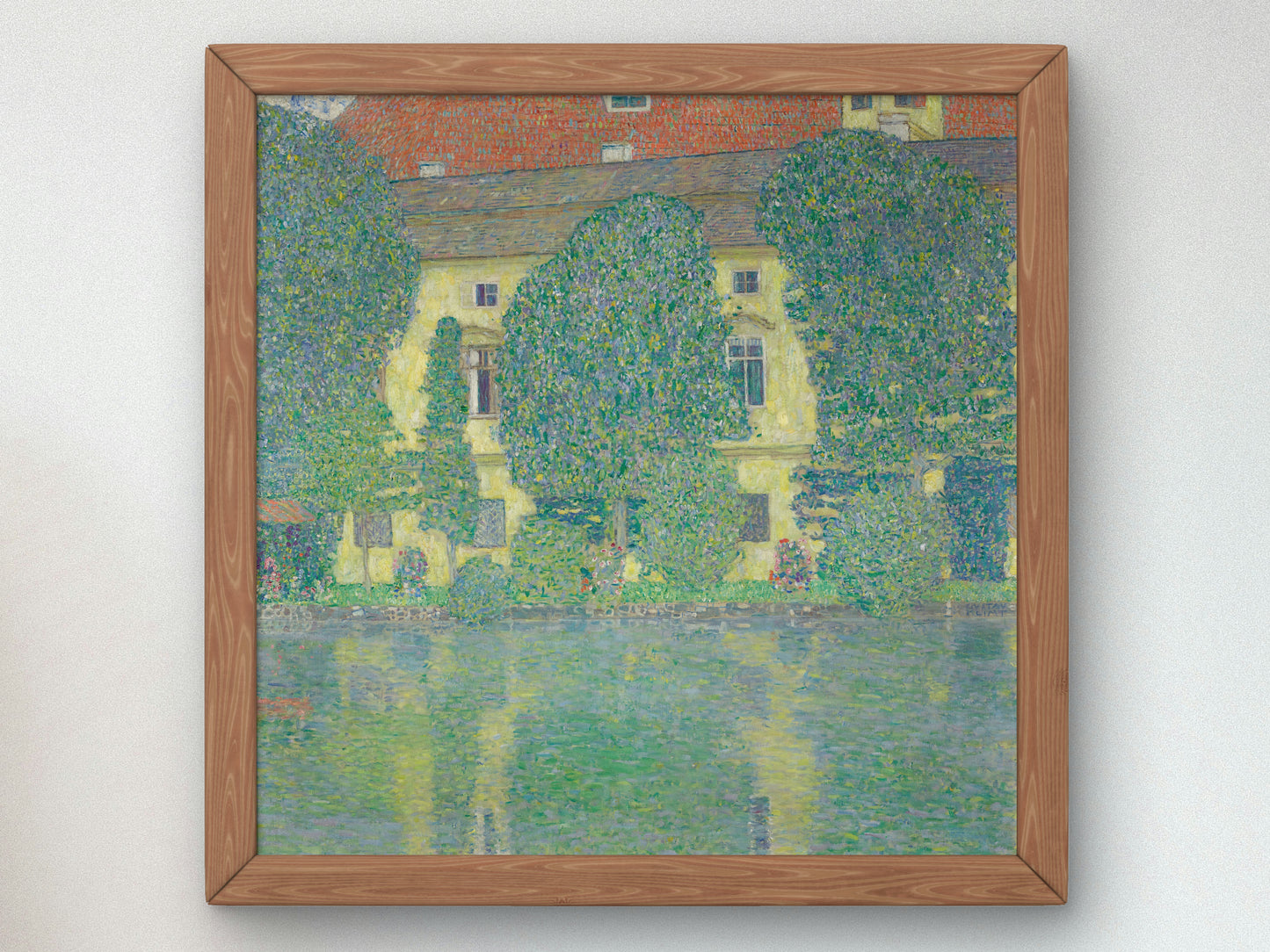 Schloss Kammer am Attersee III by Gustav Klimt 1909, Wall Art Print, Fine Art Reproduction, Museum Quality Decor, Poster