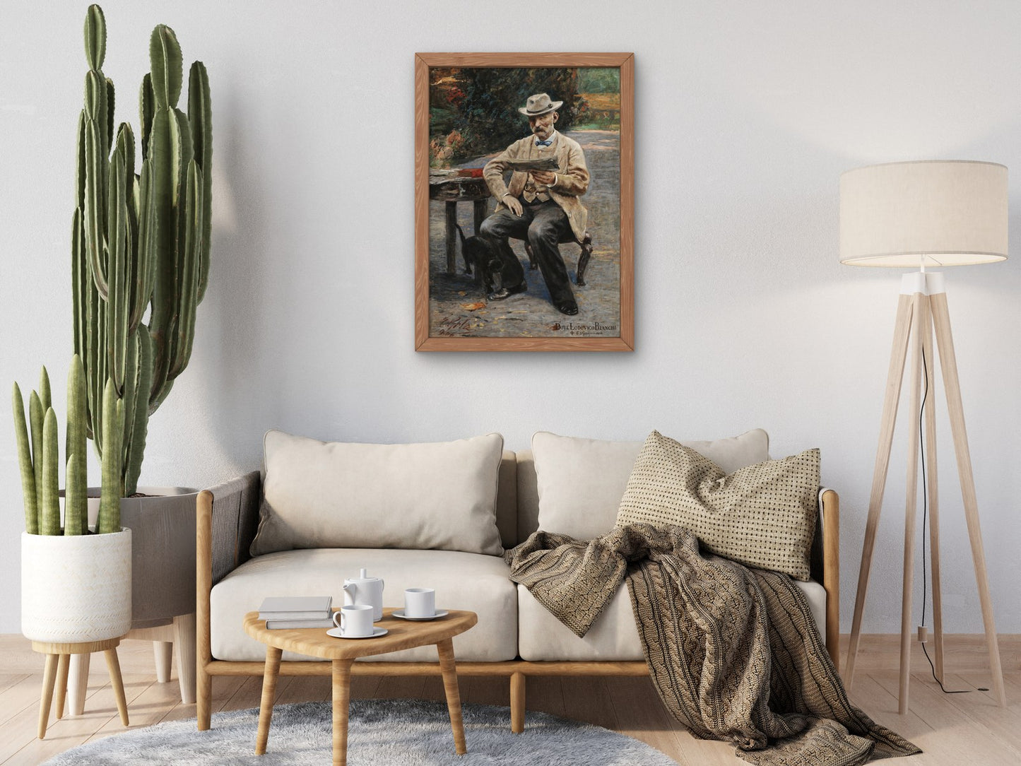 Portrait of Lodovico Bianchi by Emilio Gola 1906, Wall Art Print, Fine Art Reproduction, Museum Quality Decor, Poster