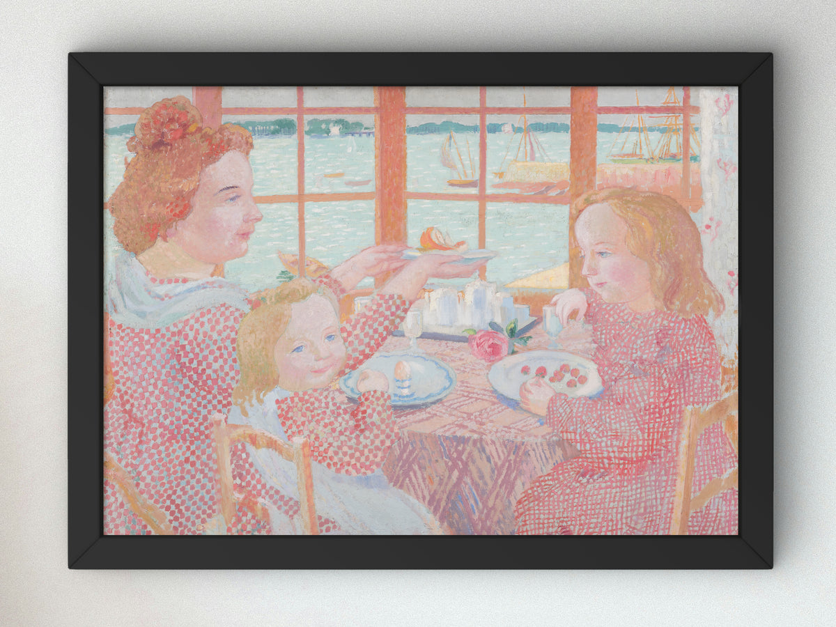 Breakfast by Maurice Denis 1901, Wall Art Print, Fine Art Reproduction, Museum Quality Decor, Poster