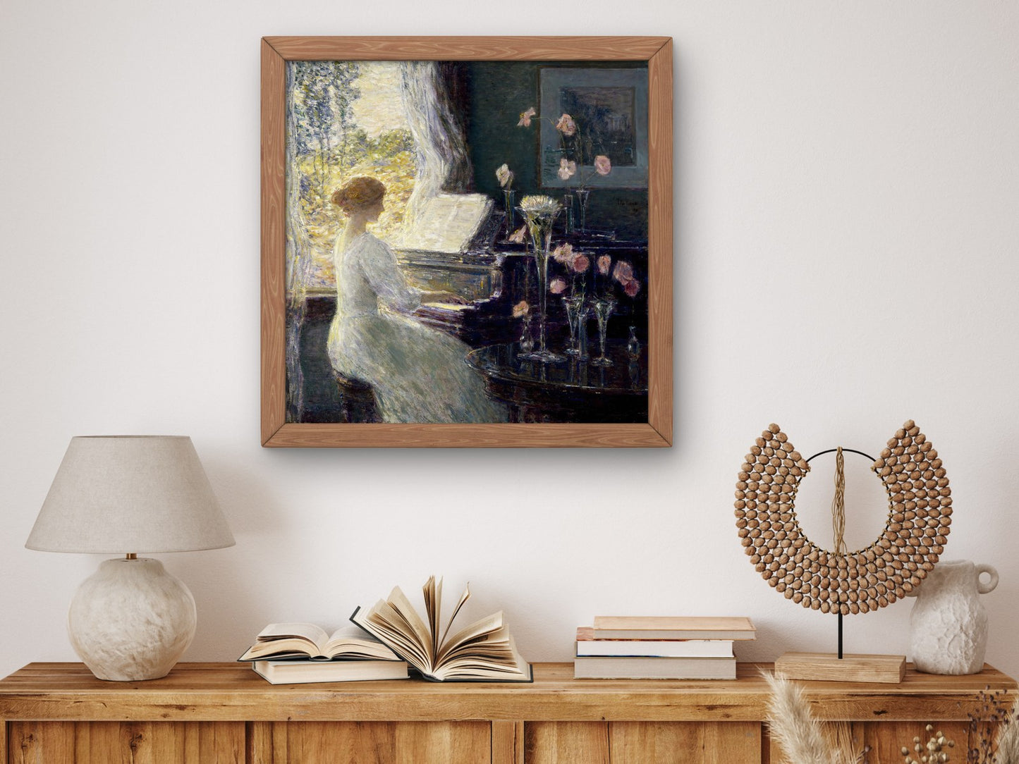 The Sonata by Childe Hassam 1911, Wall Art Print, Fine Art Reproduction, Museum Quality Decor, Poster