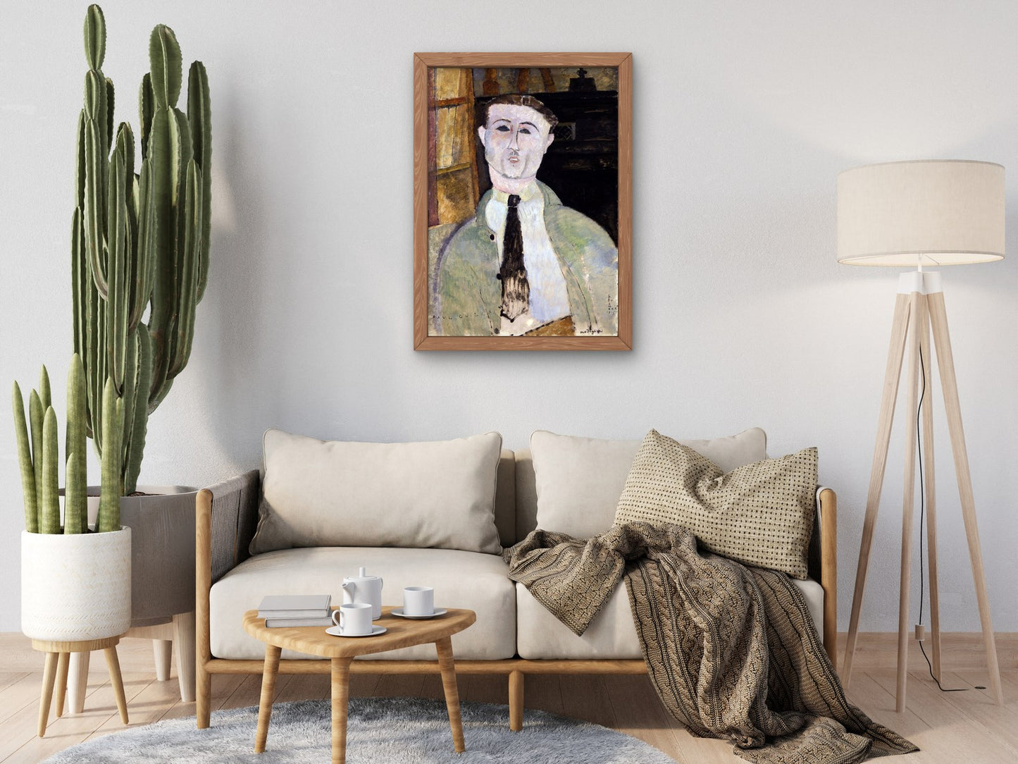Paul Guillaume by Amedeo Modigliani 1915, Wall Art Print, Fine Art Reproduction, Museum Quality Decor, Poster
