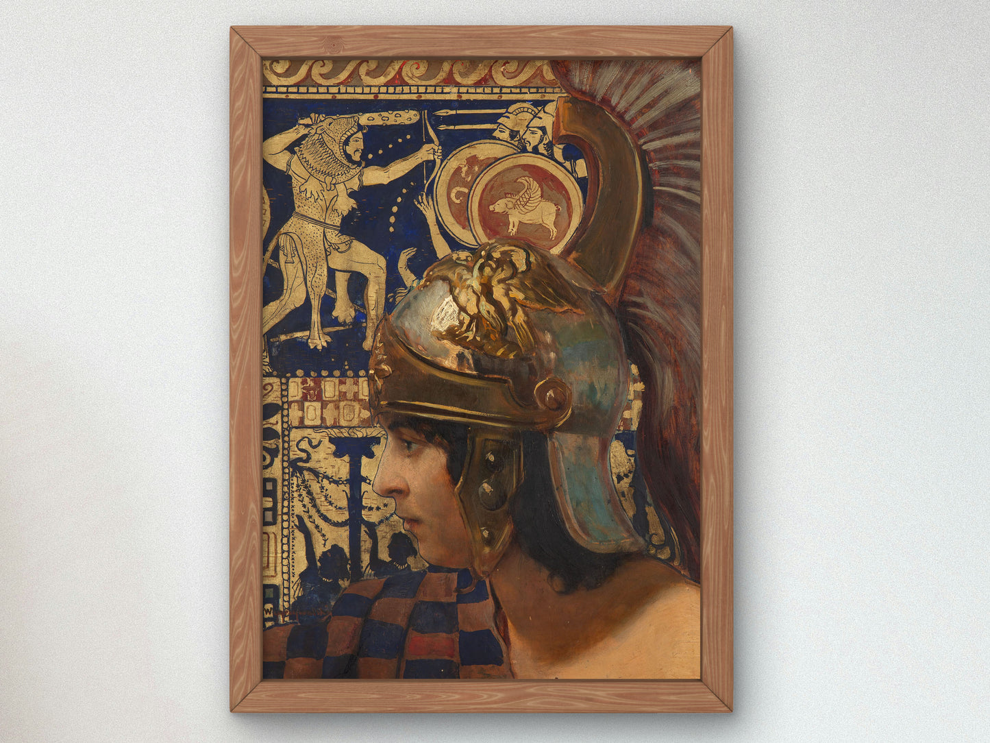 Athena by Feliks Michał Wygrzywalski 1914, Wall Art Print, Fine Art Reproduction, Museum Quality Decor, Poster
