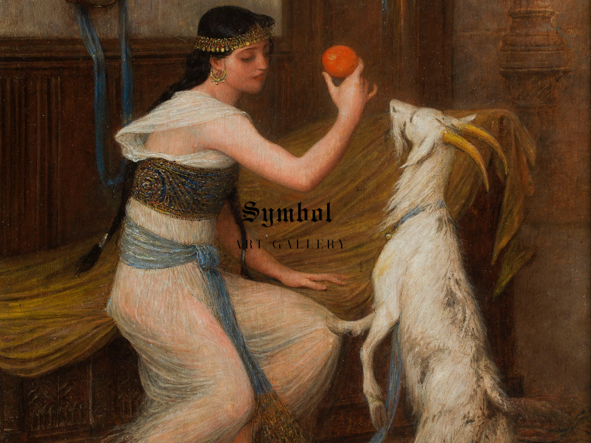 Esmeralda by Lionel Royer 1889, Wall Art Print, Fine Art Reproduction, Museum Quality Decor, Poster