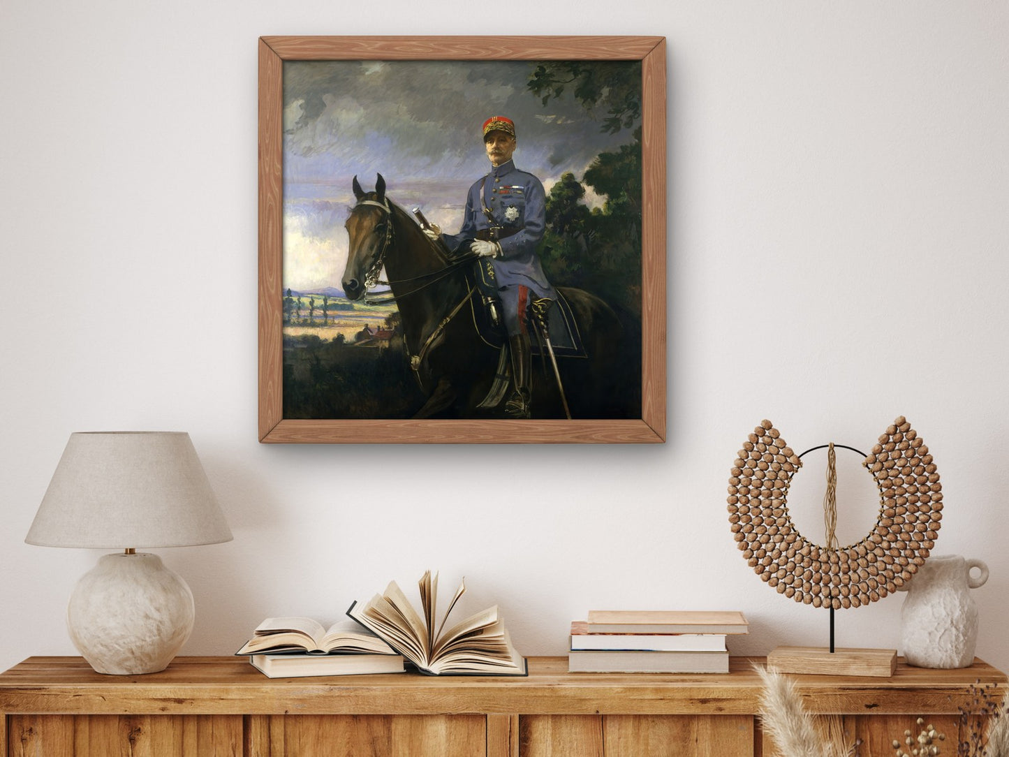 Marshal Ferdinand Foch by Edmund Tarbell 1920, Wall Art Print, Fine Art Reproduction, Museum Quality Decor, Poster