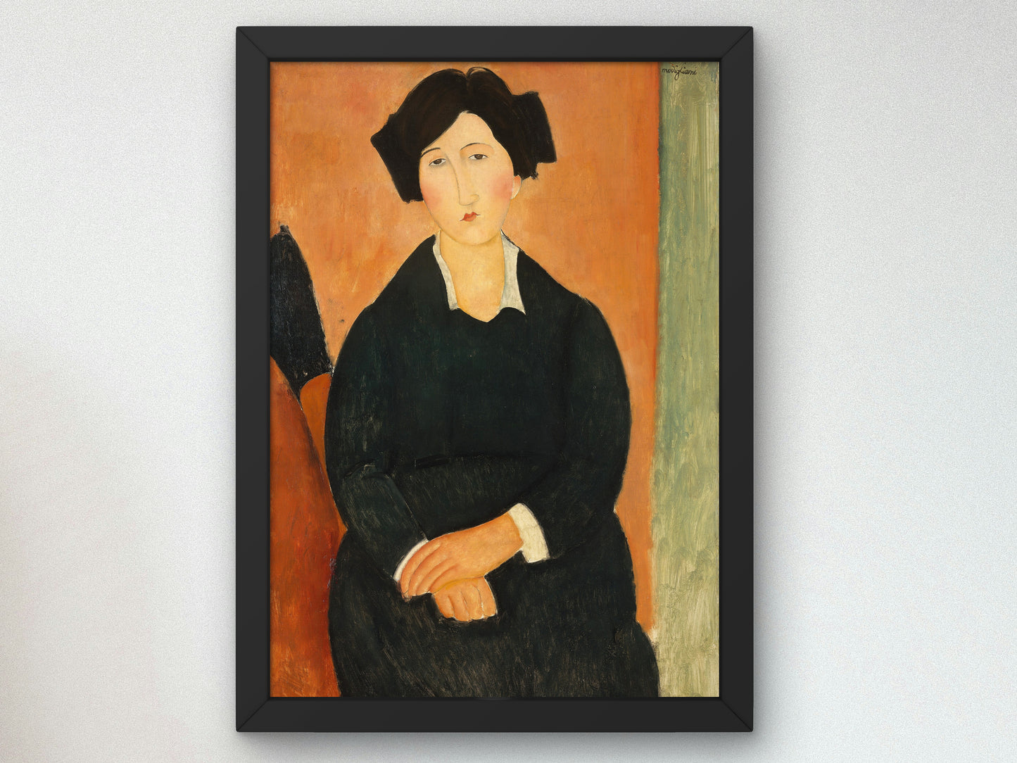 The Italian by Amedeo Modigliani 1917, Wall Art Print, Fine Art Reproduction, Museum Quality Decor, Poster
