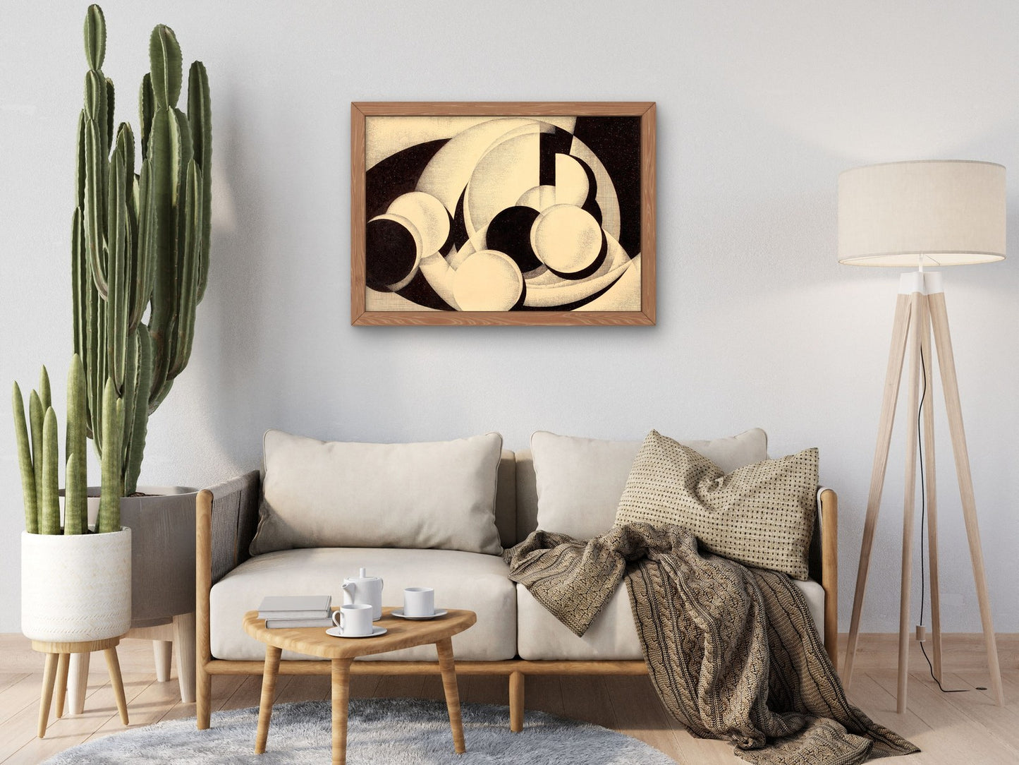 Abstract Still Life by Bertram Richard Brooker 1928, Wall Art Print, Fine Art Reproduction, Museum Quality Decor, Poster