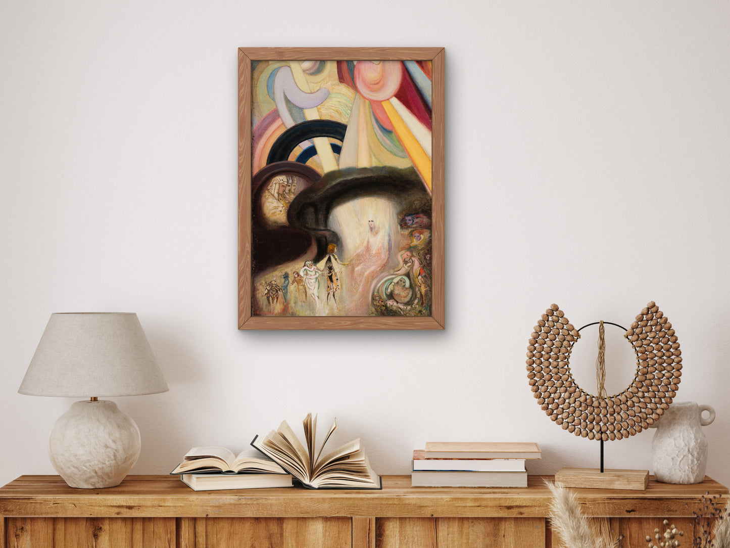 Fantasy Imagination by Franciszek Siedlecki 1913, Wall Art Print, Fine Art Reproduction, Museum Quality Decor, Poster