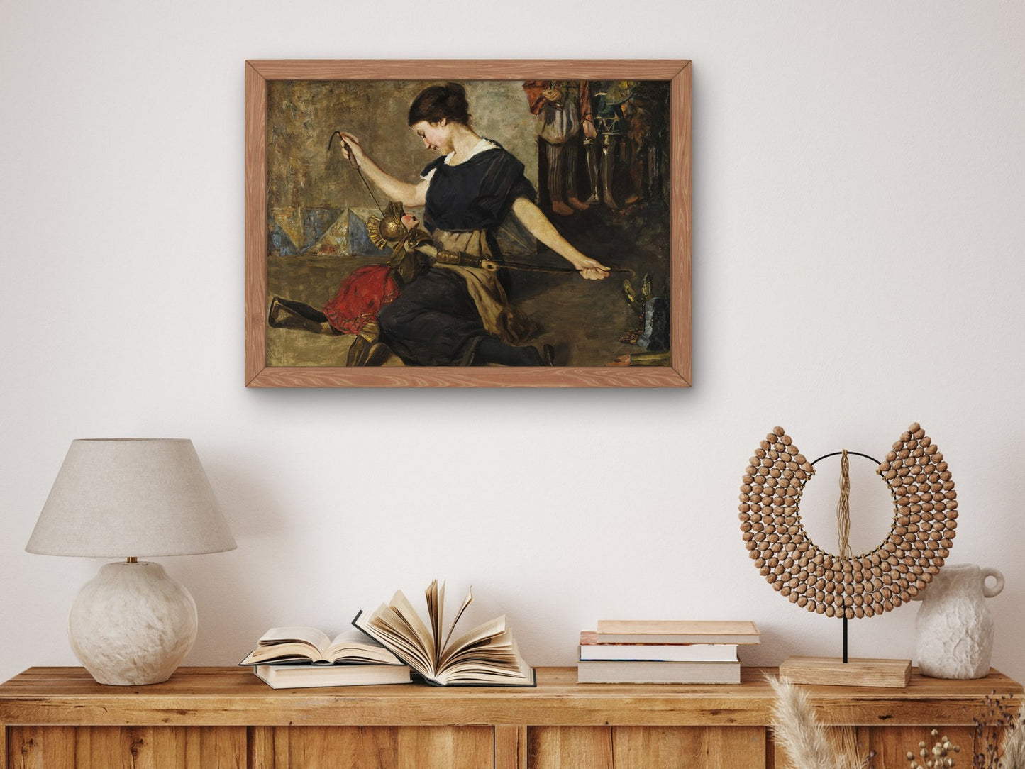 Rinaldo and Armida by Ettore De Maria Bergler 1912, Wall Art Print, Fine Art Reproduction, Museum Quality Decor, Poster