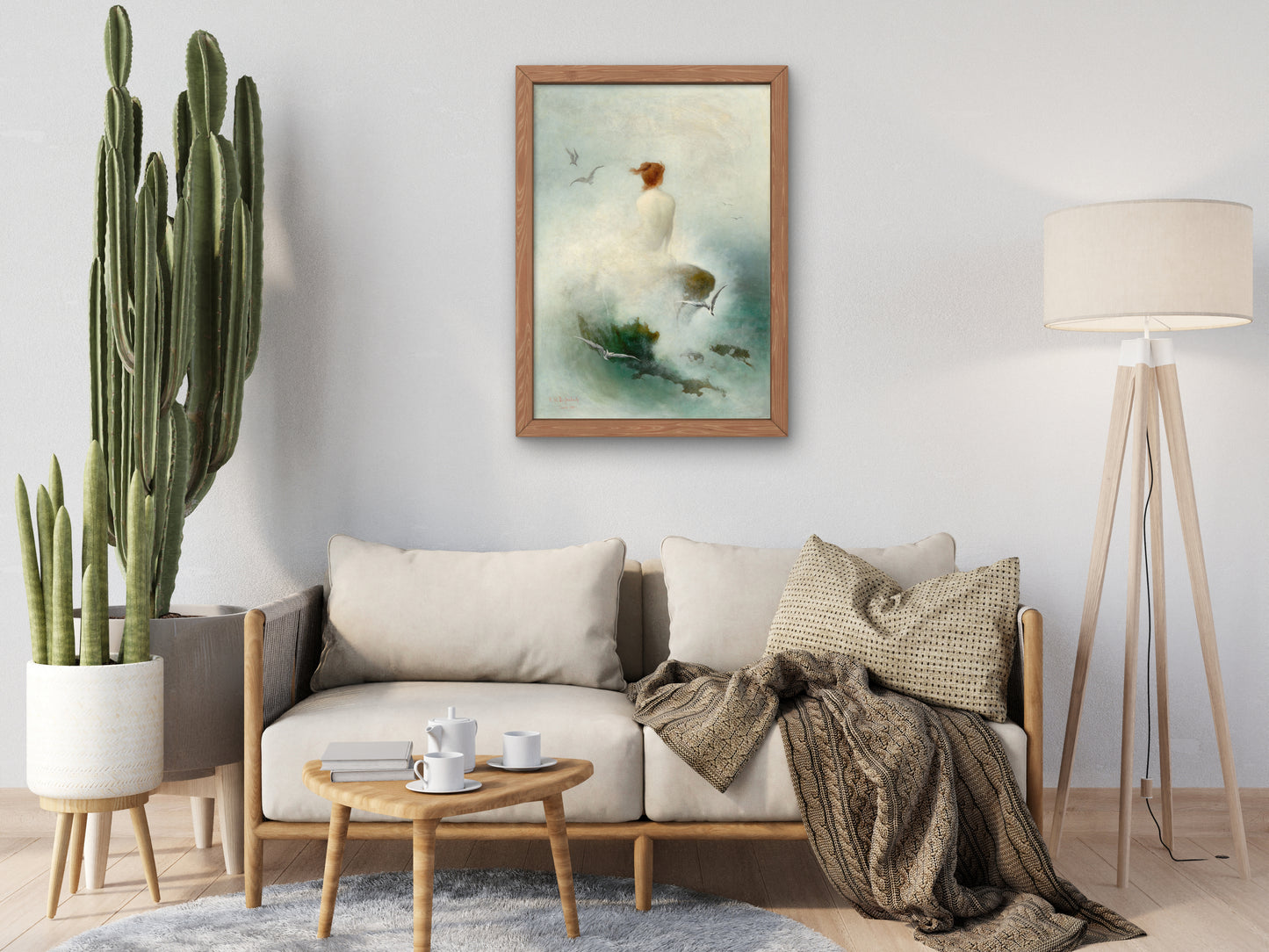 Question to the Stars by Karl Wilhelm Diefenbach 1901, Wall Art Print, Fine Art Reproduction, Museum Quality Decor, Poster