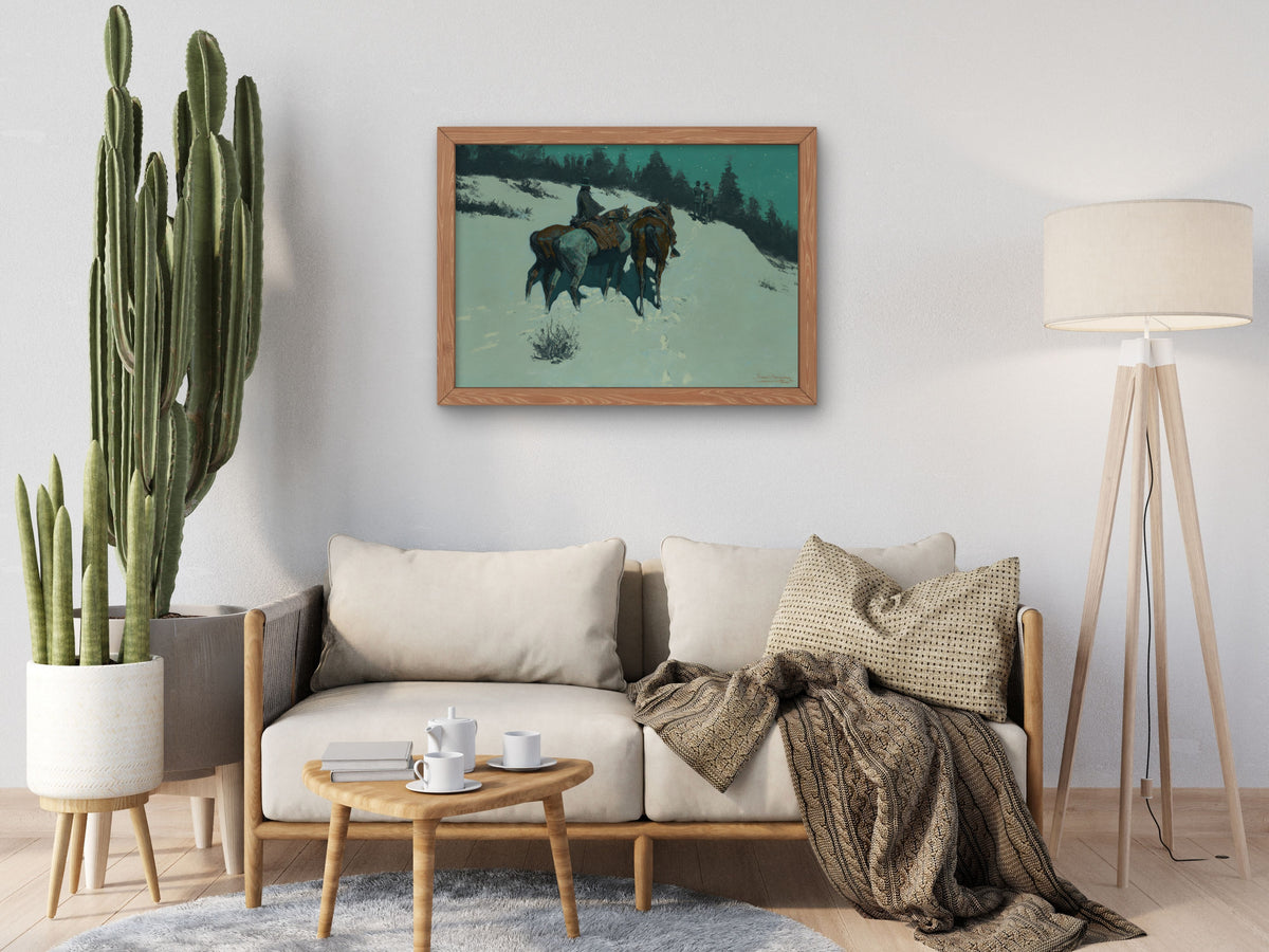 A Reconnaissance by Frederic Remington 1902, Wall Art Print, Fine Art Reproduction, Museum Quality Decor, Poster