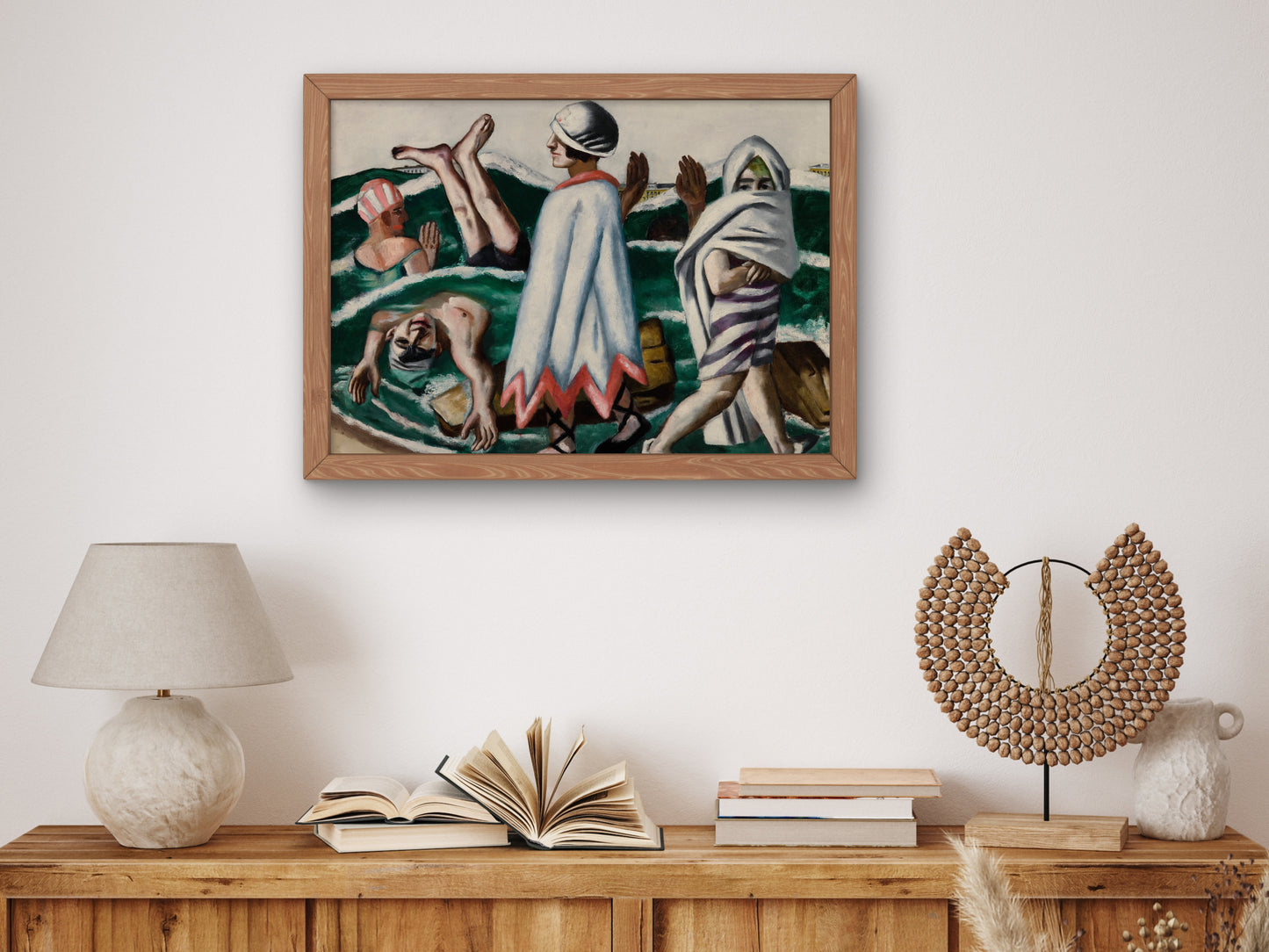 Lido by Max Beckmann 1924, Wall Art Print, Fine Art Reproduction, Museum Quality Decor, Poster