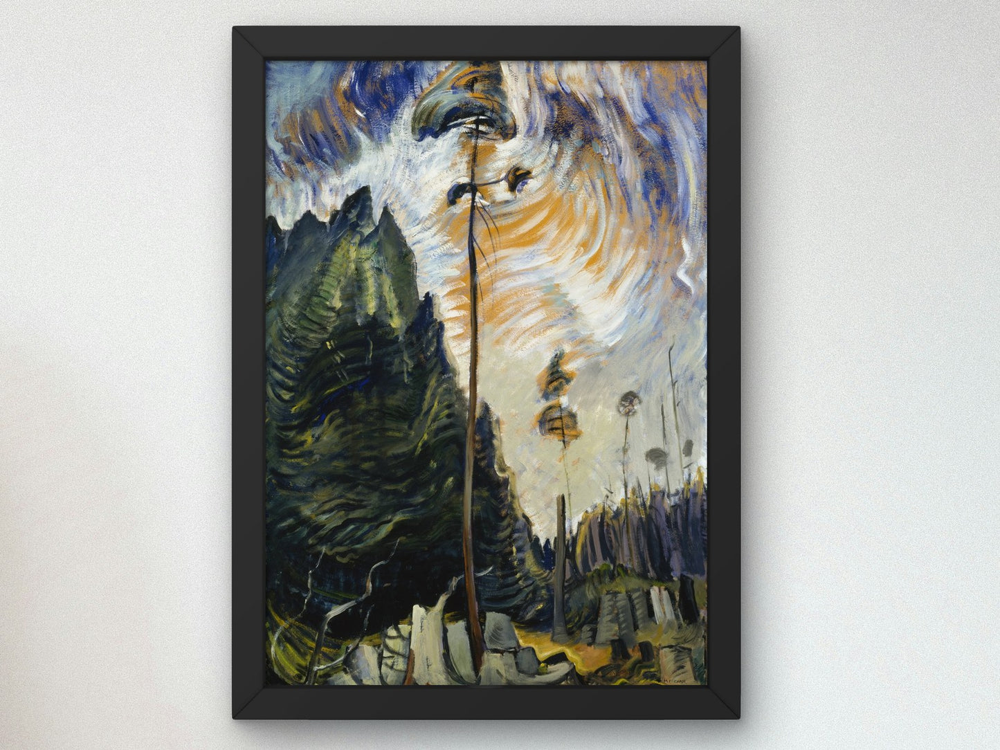 Edge of the Forest by Emily Carr 1935, Wall Art Print, Fine Art Reproduction, Museum Quality Decor, Poster