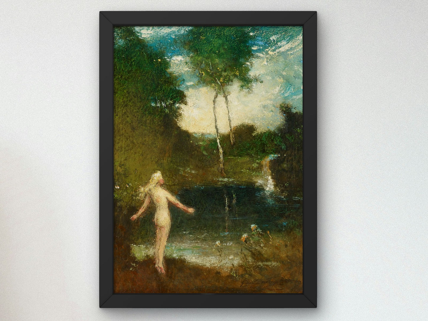 The Diver by Elliott Daingerfield, Wall Art Print, Fine Art Reproduction, Museum Quality Decor, Poster