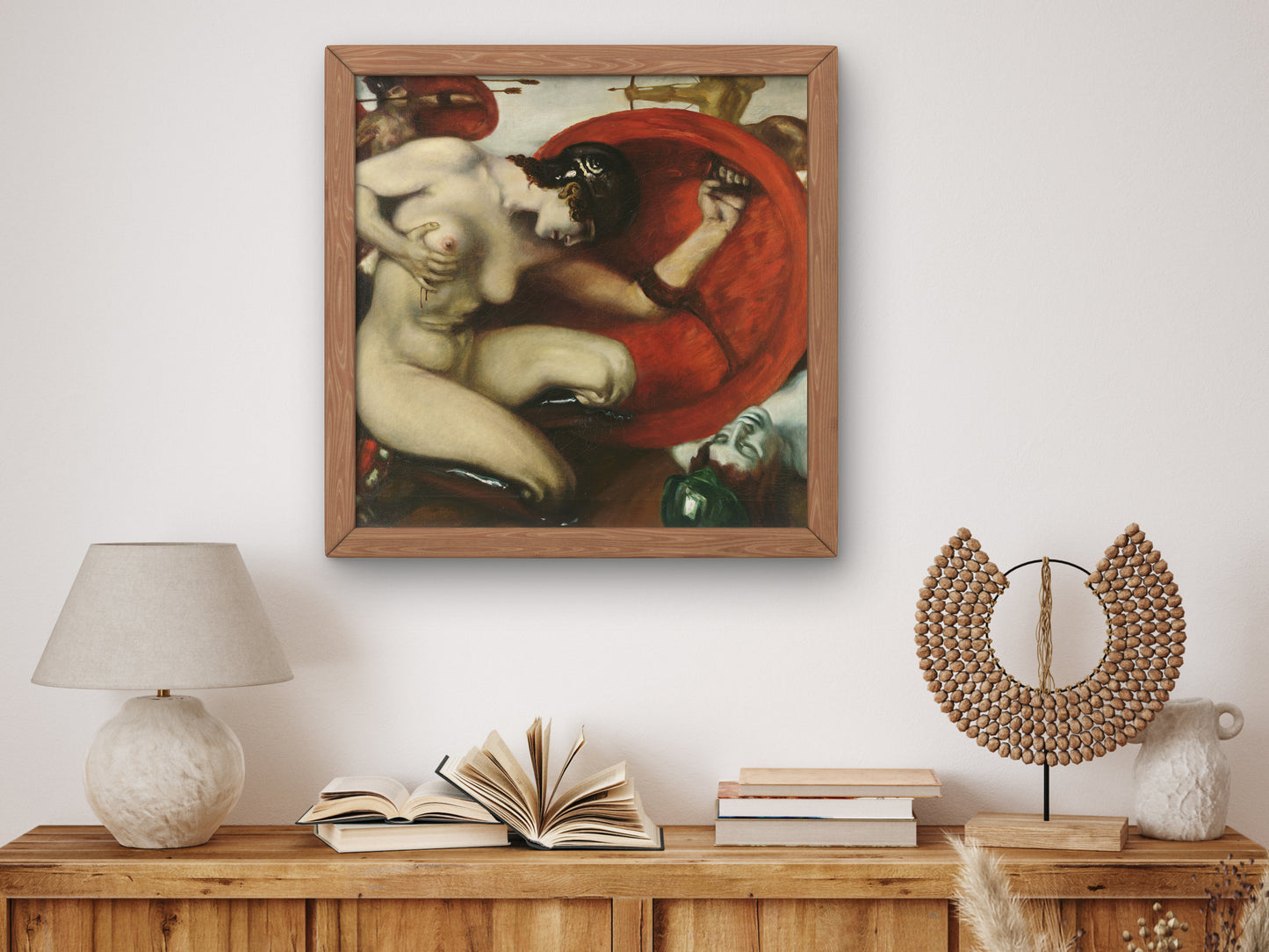 Wounded Amazon by Franz von Stuck 1905, Wall Art Print, Fine Art Reproduction, Museum Quality Decor, Poster