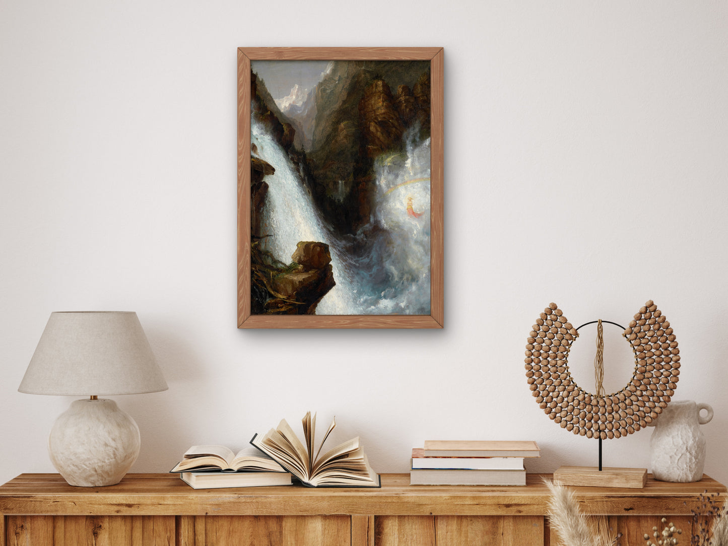 Scene from Byron's Manfred by Thomas Cole 1833, Wall Art Print, Fine Art Reproduction, Museum Quality Decor, Poster