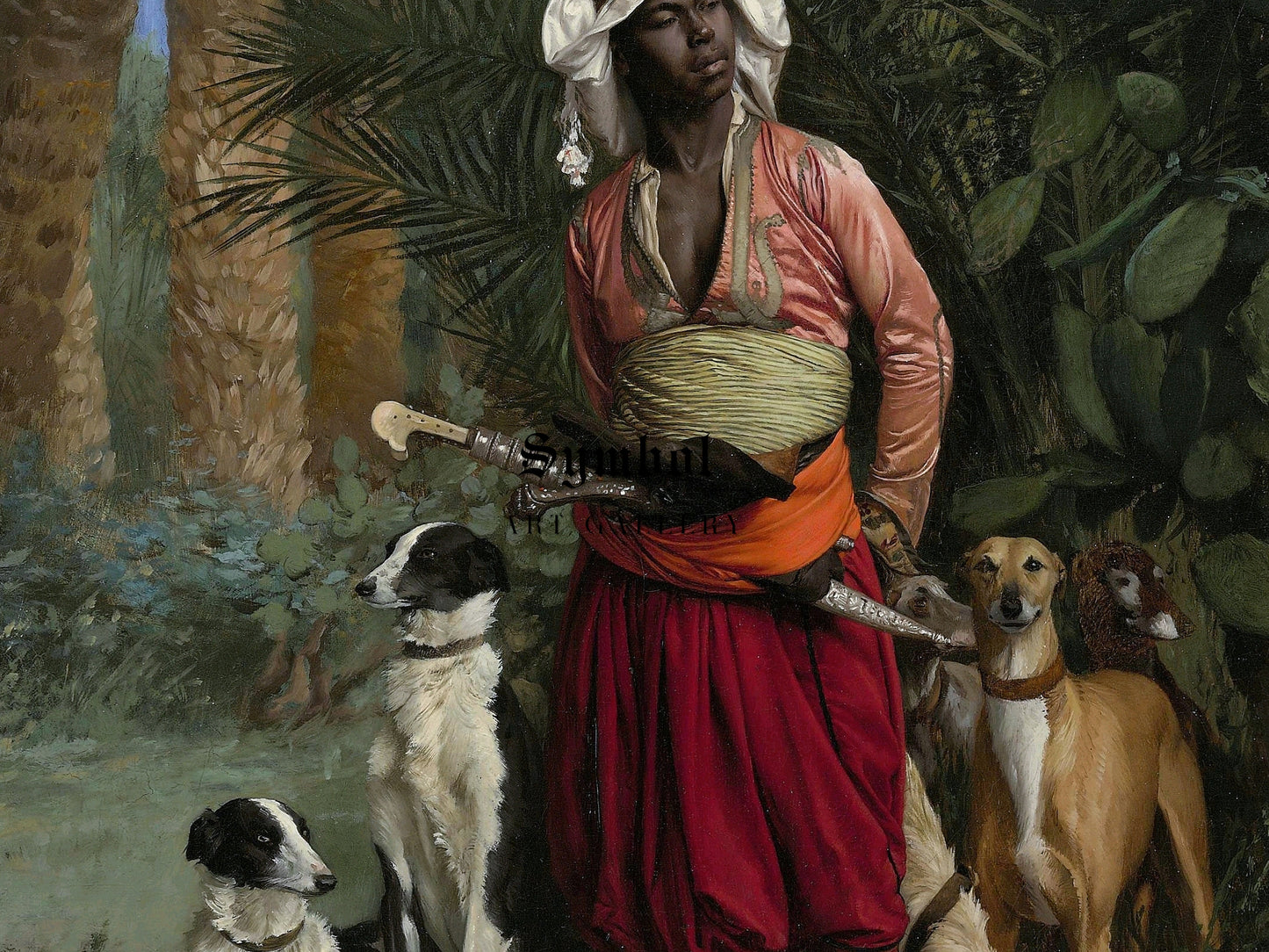Master of the Hounds by Jean Leon Gérôme 1871, Wall Art Print, Fine Art Reproduction, Museum Quality Decor, Poster