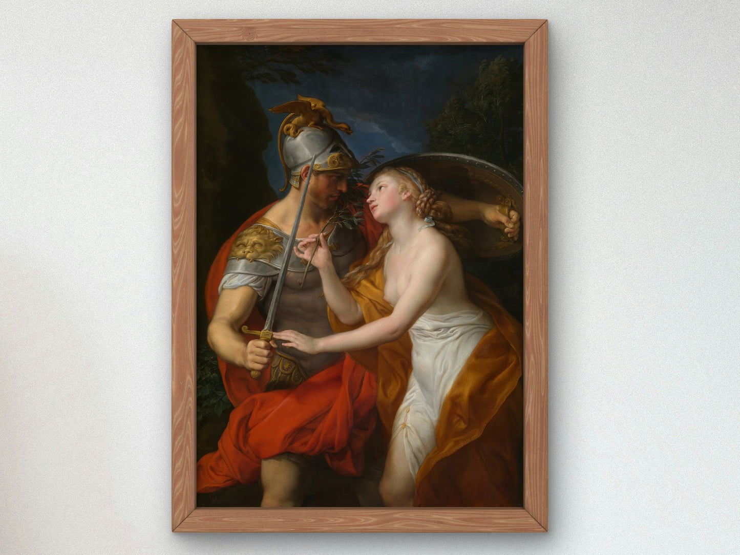 Allegory of Peace and War by Pompeo Girolamo Batoni 1776, Wall Art Print, Fine Art Reproduction, Museum Quality Decor, Poster