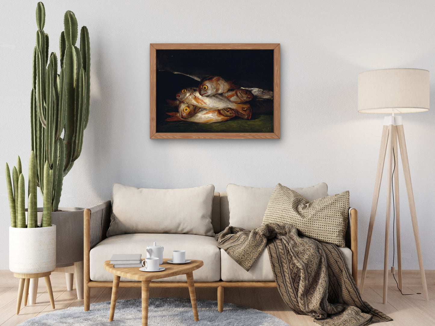 Still Life with Golden Bream by Francisco de Goya, Wall Art Print, Fine Art Reproduction, Museum Quality Decor, Poster