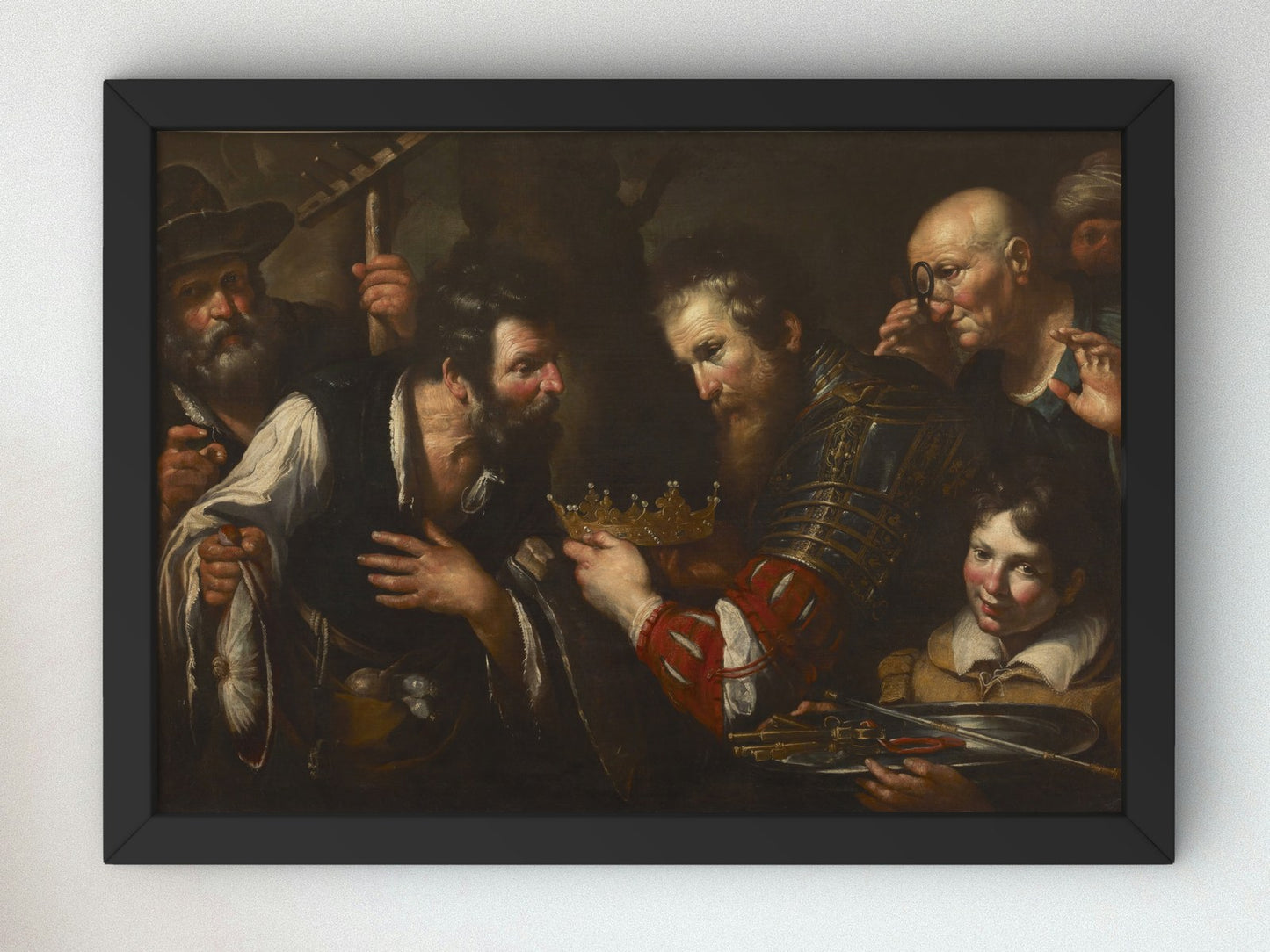 Alexander the Great Restoring the Throne Usurped from Abdolomino by Bernardo Strozzi 1615, Wall Art Print, Fine Art Reproduction