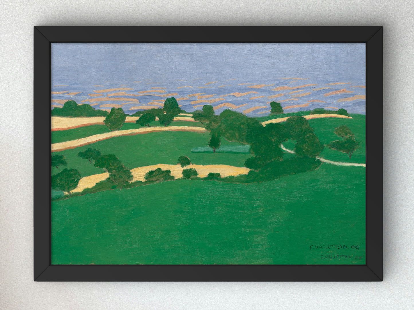 Corn Fields by Félix Vallotton 1900, Wall Art Print, Fine Art Reproduction, Museum Quality Decor, Poster