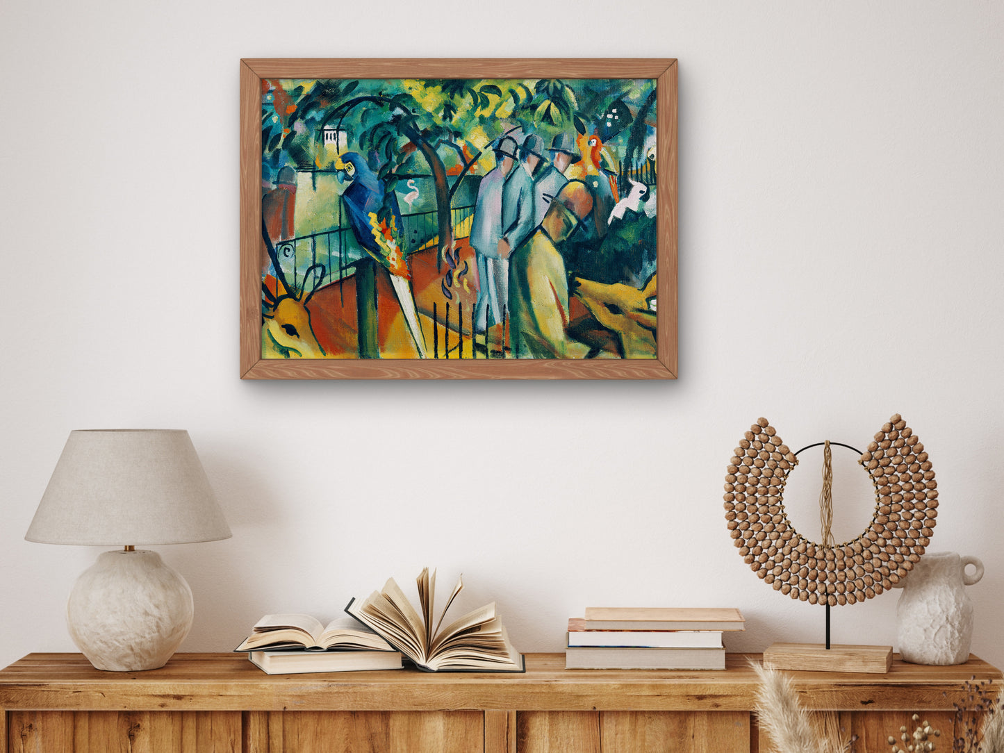 Zoological Garden I by August Macke 1912, Wall Art Print, Fine Art Reproduction, Museum Quality Decor, Poster