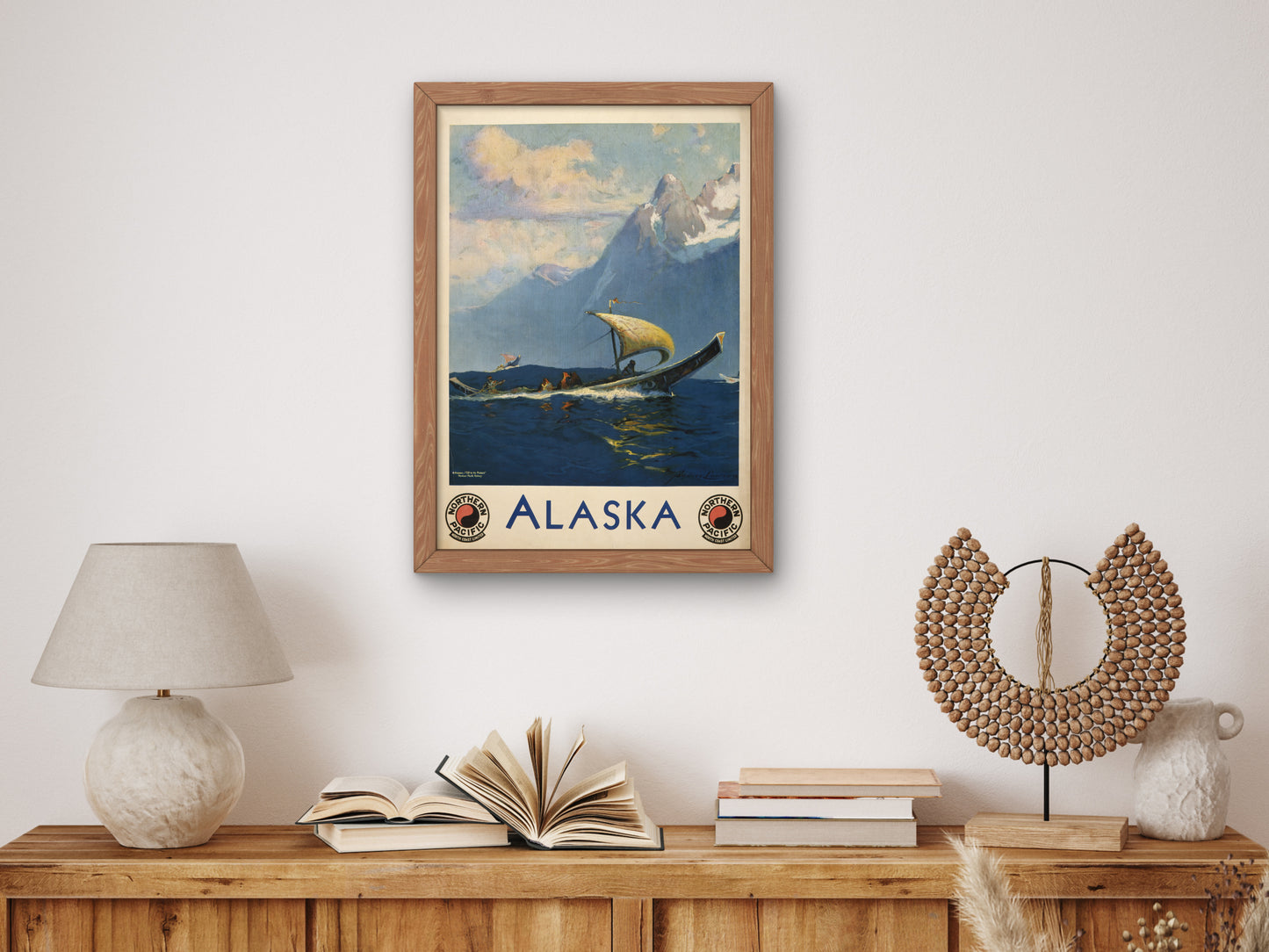 Alaska North Coast Limited by Sydney Mortimer Laurence 1920, Wall Art Print, Fine Art Reproduction, Museum Quality Decor, Poster