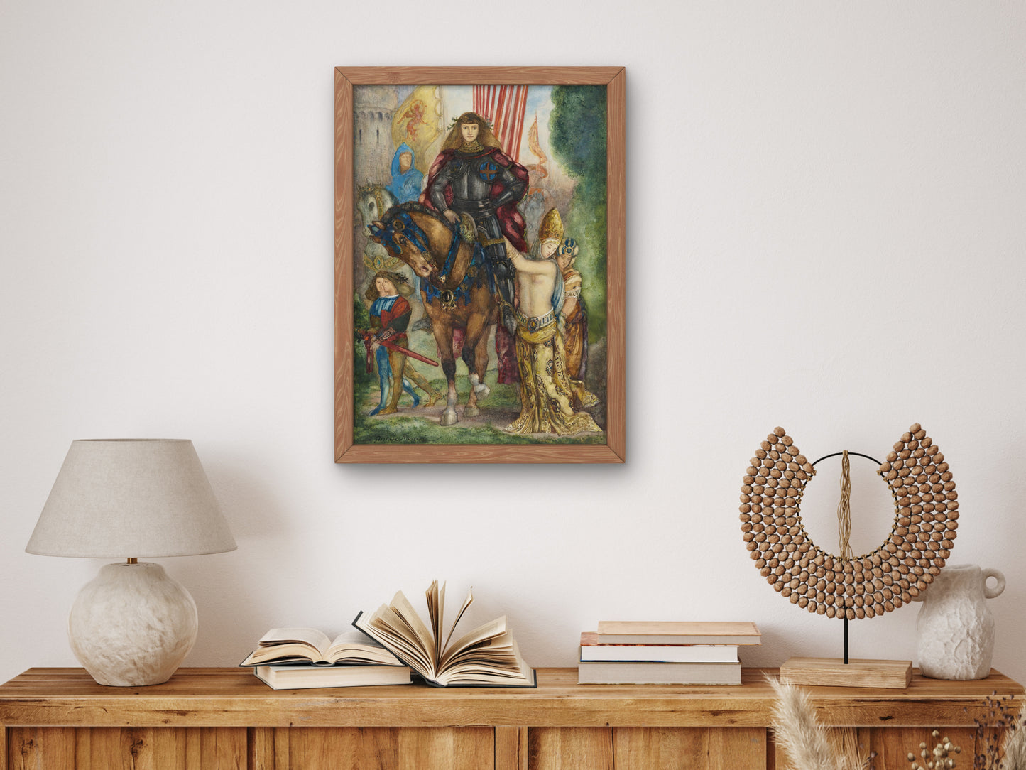 Soldier and Captives by Gustave Moreau, Wall Art Print, Fine Art Reproduction, Museum Quality Decor, Poster