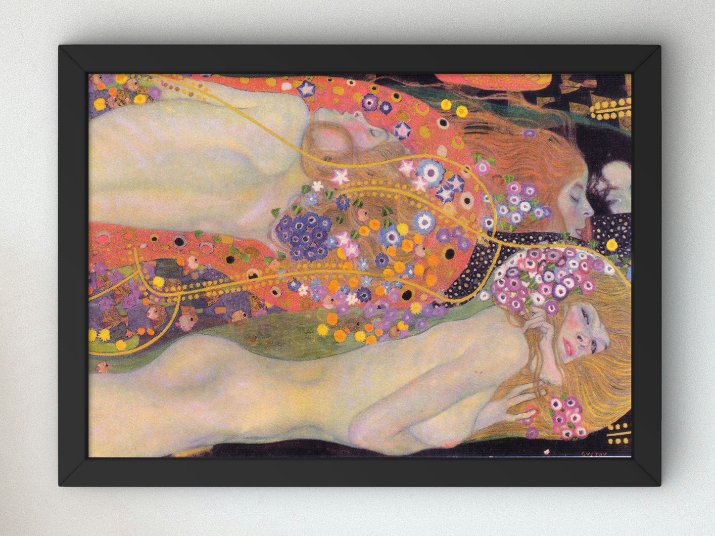 Water Serpents II by Gustav Klimt 1907, Wall Art Print, Fine Art Reproduction, Museum Quality Decor, Poster