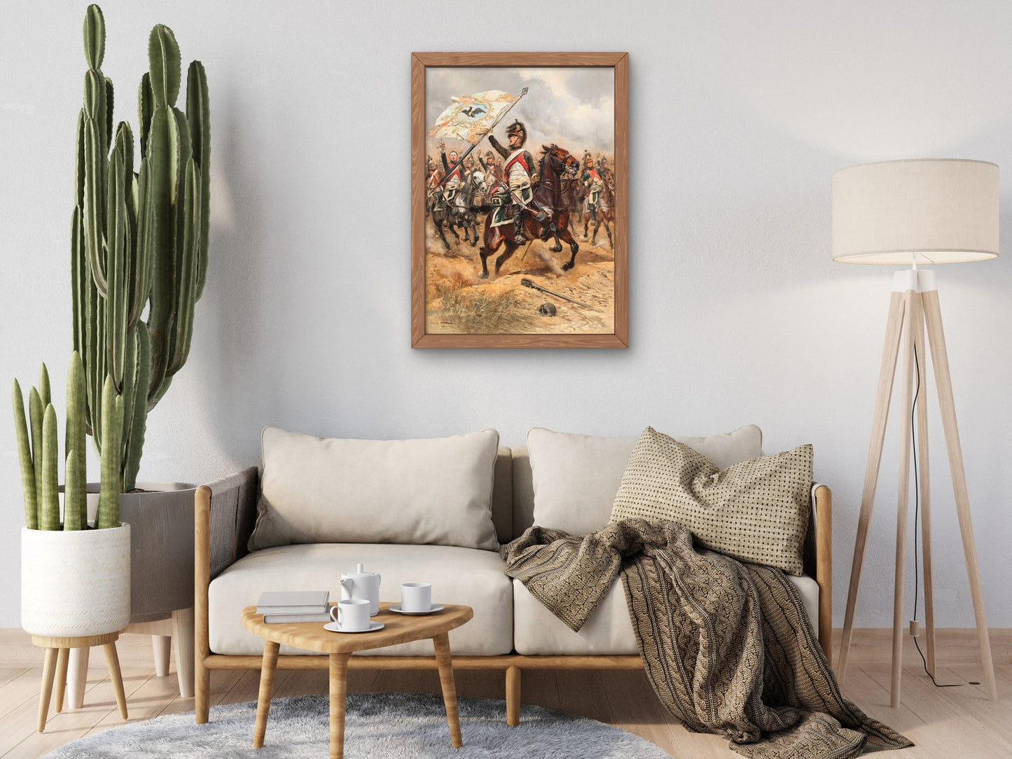 Le Trophée, le 4è Dragons Retour d'une Charge by Édouard Detaille 1898, Wall Art Print, Fine Art Reproduction, Museum Quality Decor, Poster