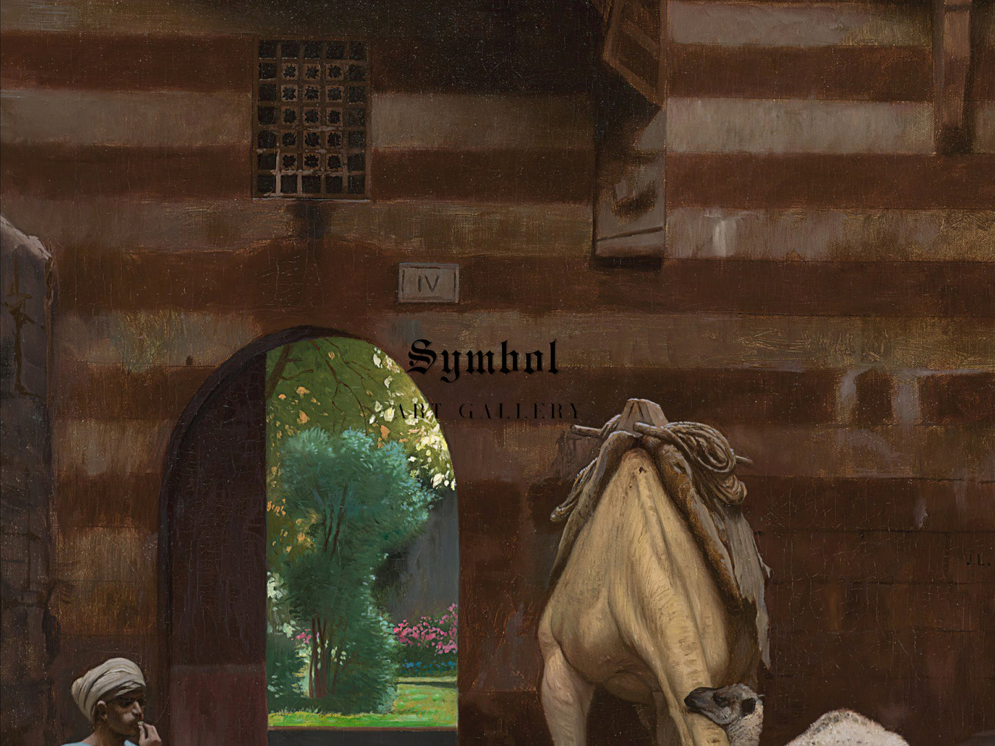 The Camel Driver by Jean Leon Gerome, Wall Art Print, Fine Art Reproduction, Museum Quality Decor, Poster