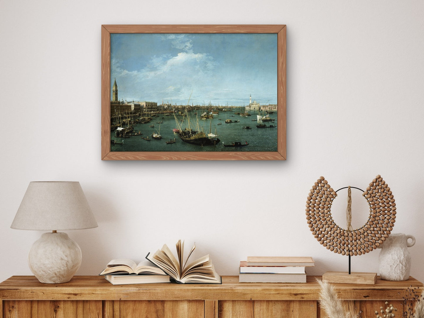 Basin of San Marco Venice by Canaletto 1738, Wall Art Print, Fine Art Reproduction, Museum Quality Decor, Poster