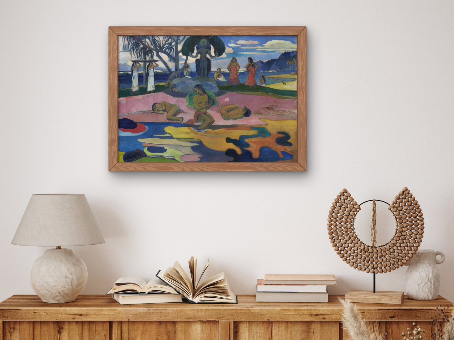 Day of the God by Paul Gauguin 1894, Wall Art Print, Fine Art Reproduction, Museum Quality Decor, Poster